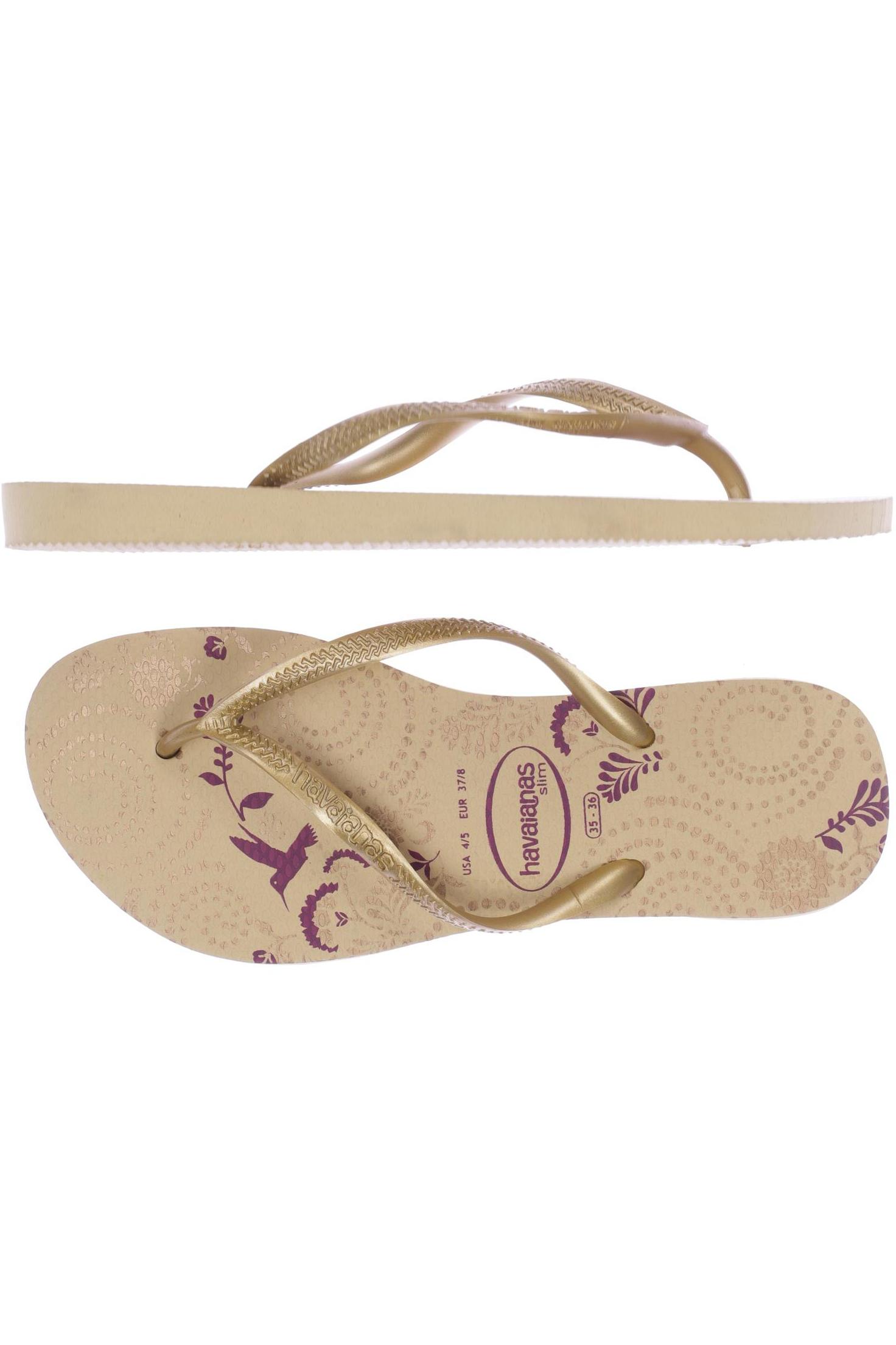 

Havaianas Damen Sandale, gold, Gr. 4