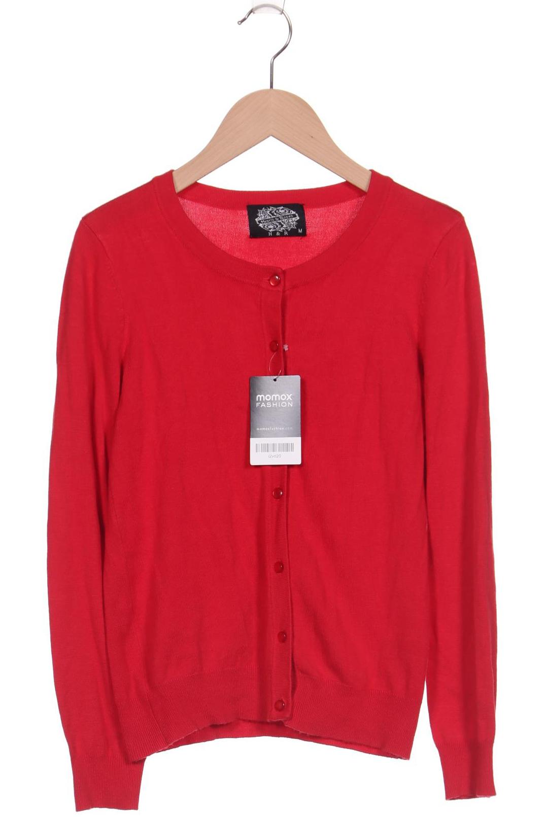 Thumbnail - Hearts Roses Damen Strickjacke, rot, Gr. 38