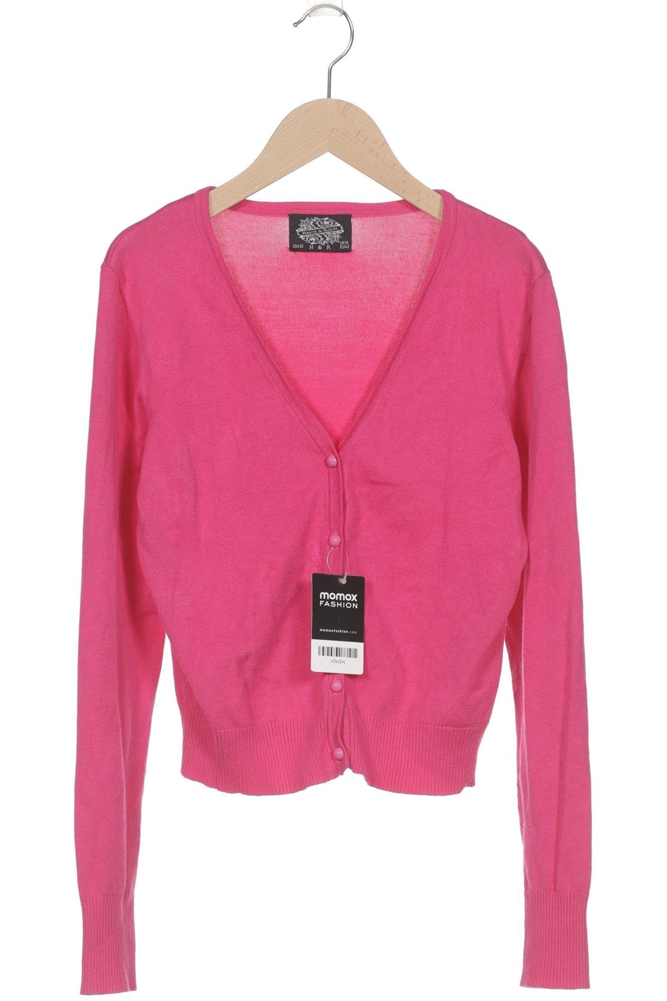Thumbnail - Hearts Roses Damen Strickjacke, pink, Gr. 42