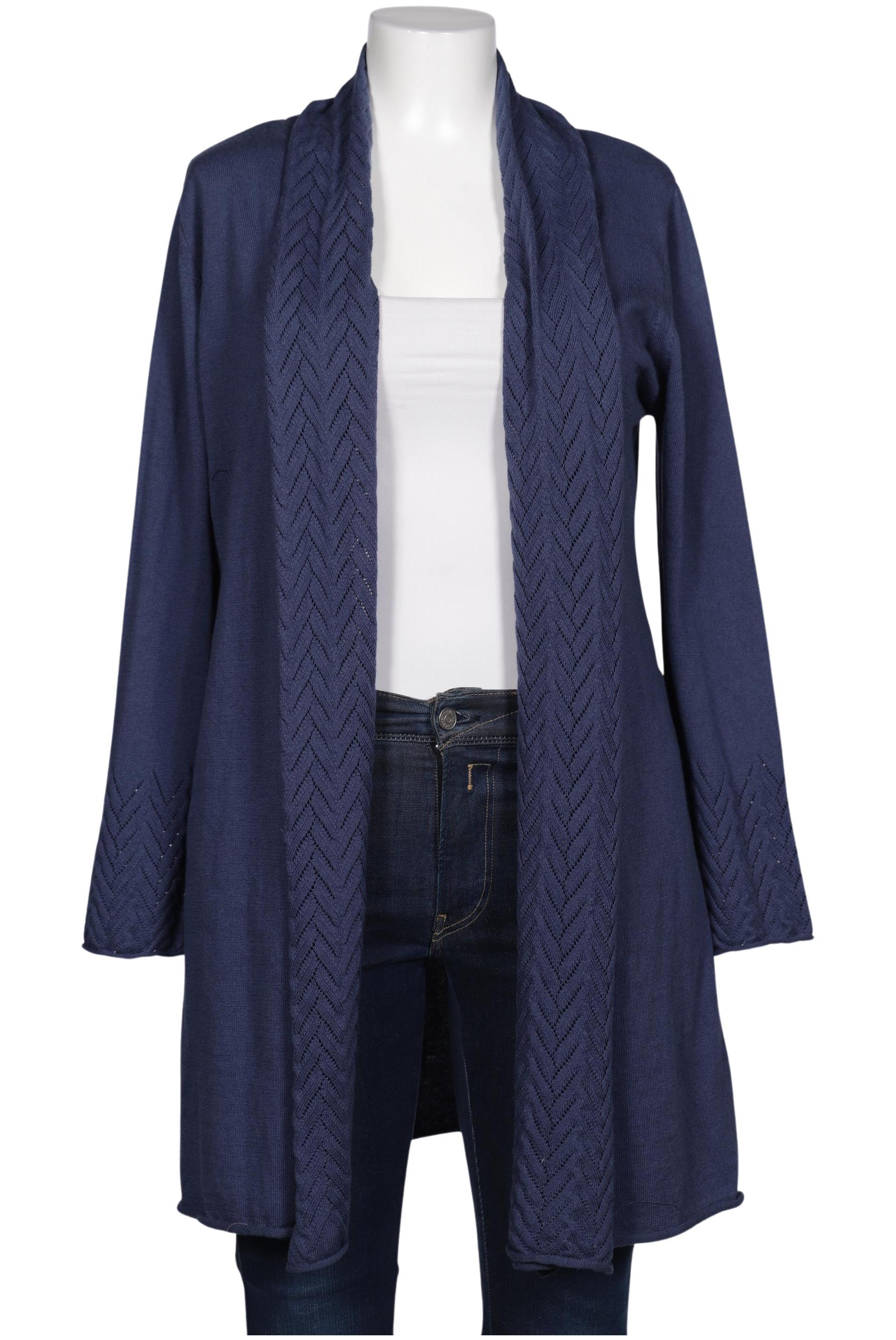

Heidekönigin Damen Strickjacke, blau, Gr. 46