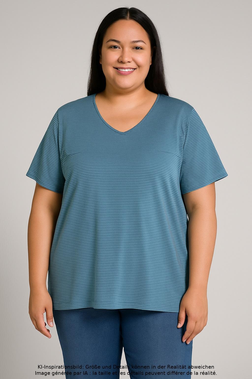 

Heidekönigin Damen T-Shirt, hellblau, Gr. 44