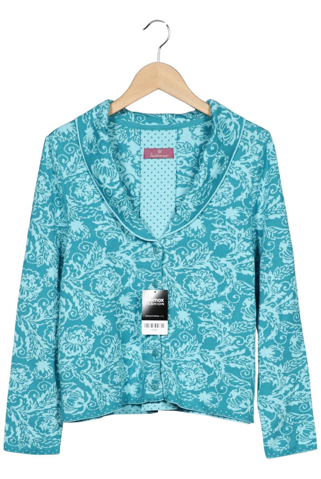 

Heidekönigin Damen Strickjacke, türkis, Gr. 38