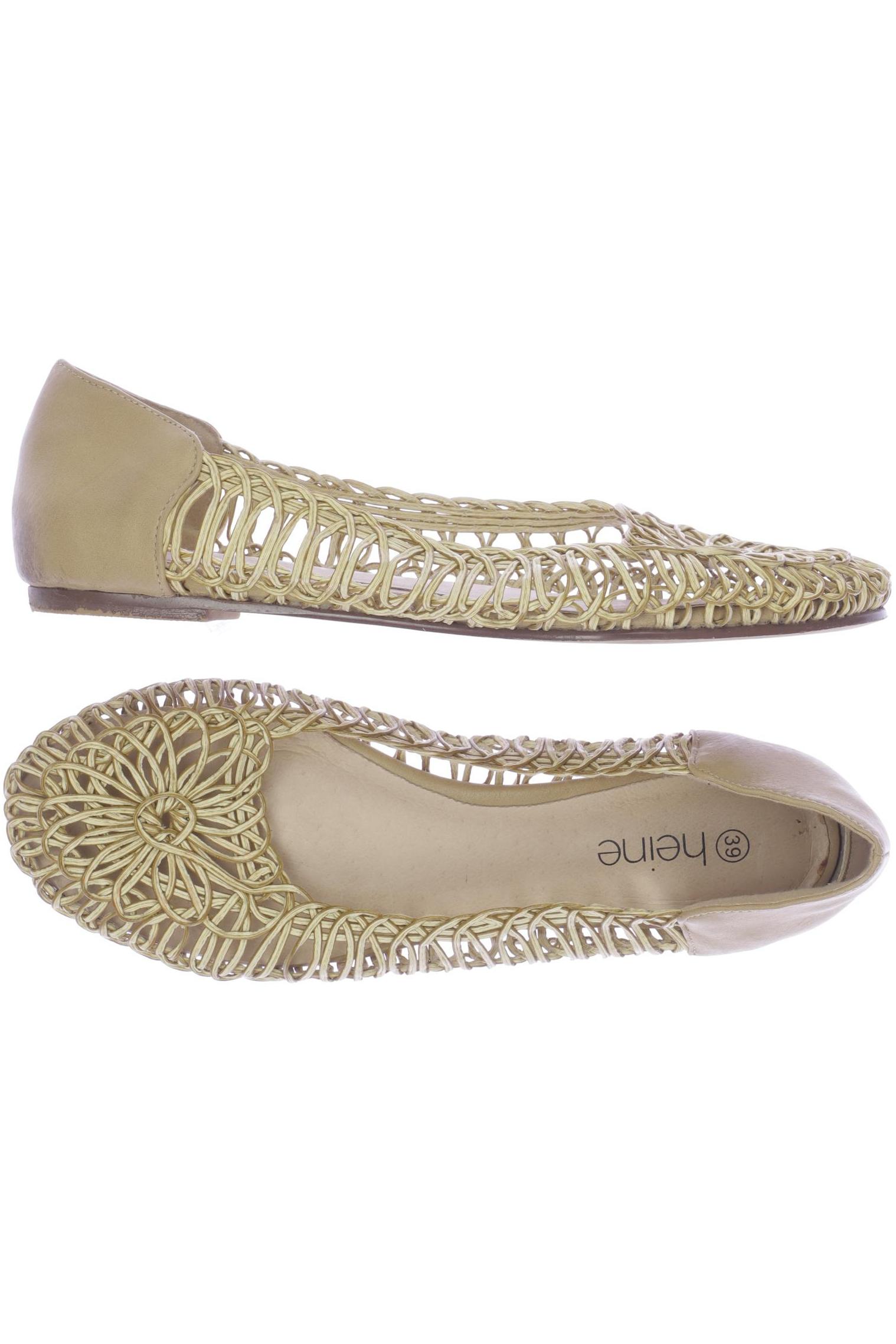 

Heine Damen Ballerinas, beige, Gr. 39