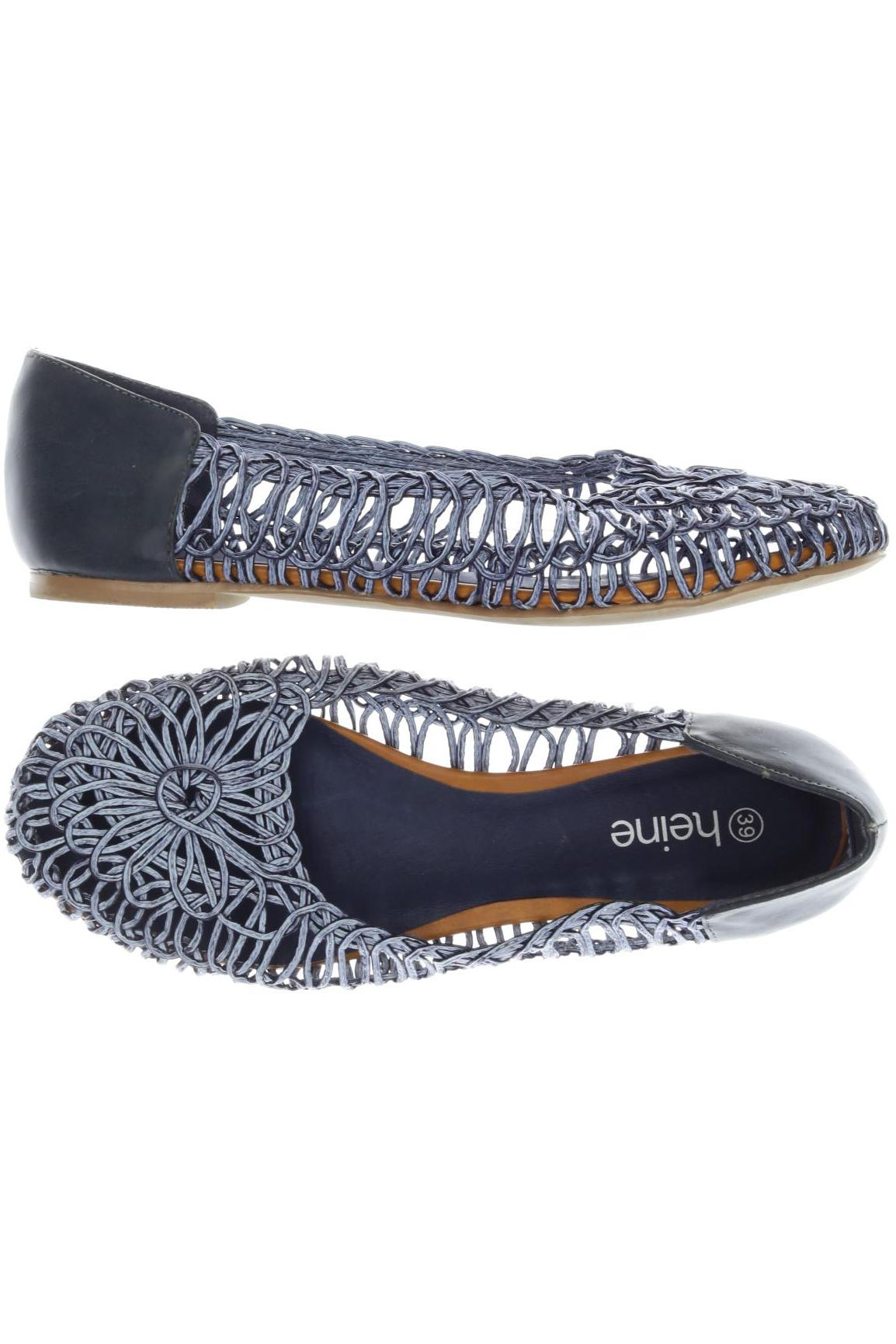 

Heine Damen Ballerinas, blau, Gr. 39