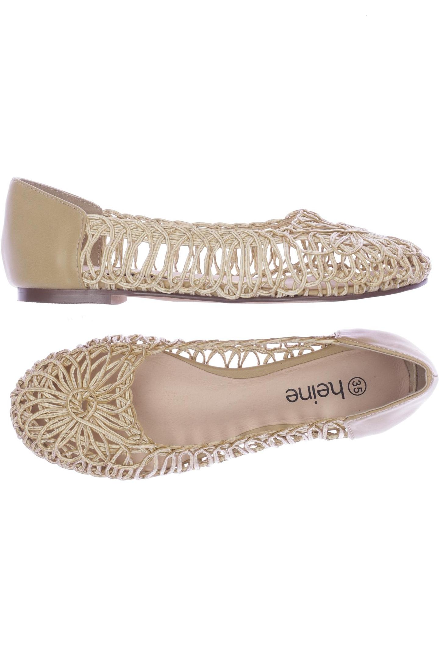 

Heine Damen Ballerinas, beige, Gr. 35