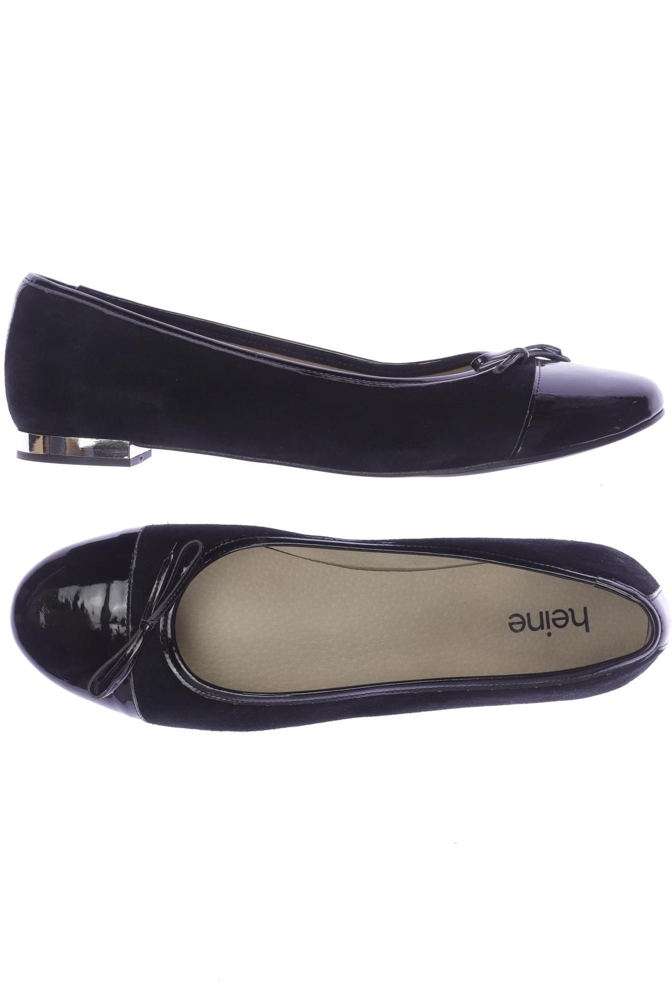 

Heine Damen Ballerinas, schwarz, Gr. 43
