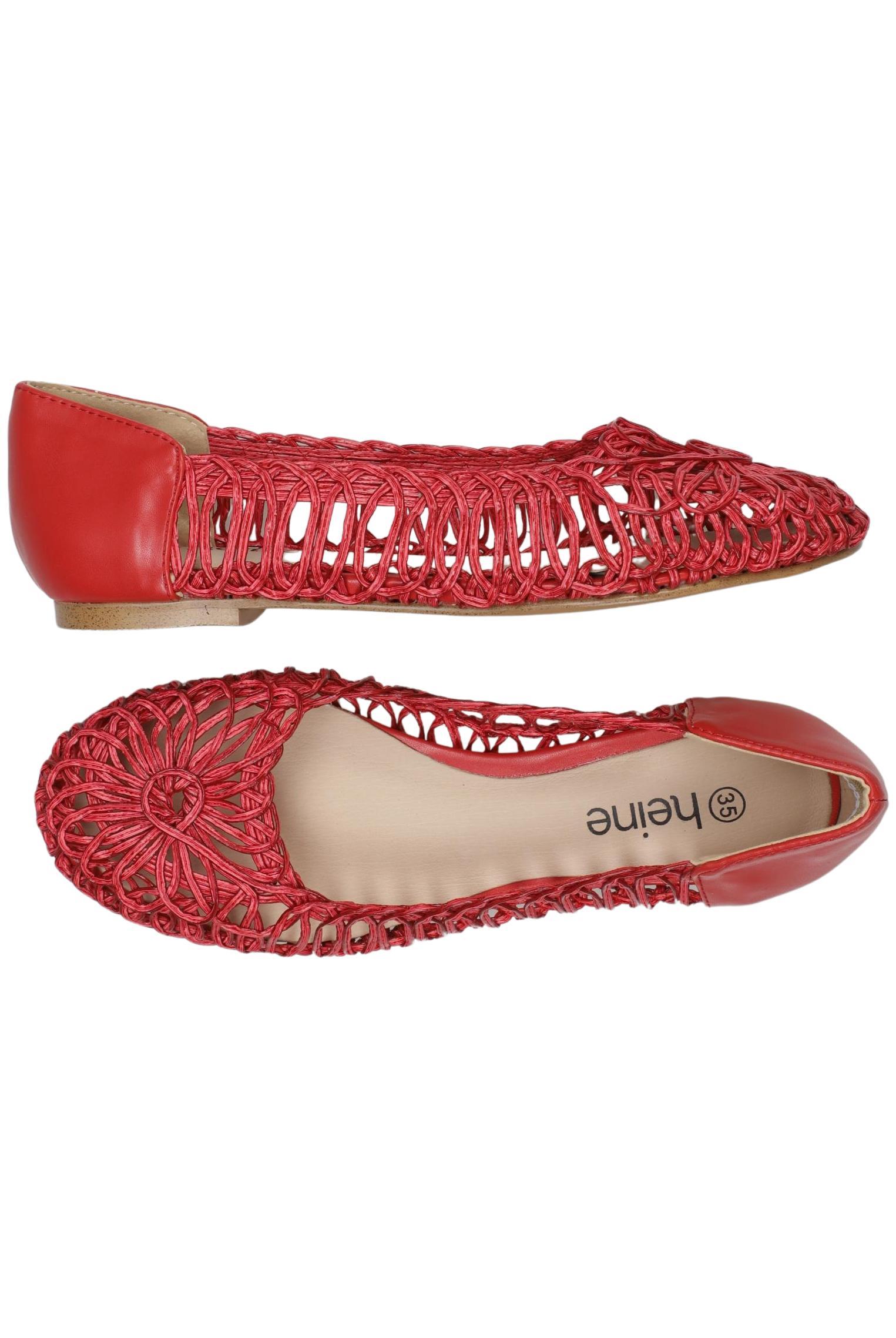 

Heine Damen Ballerinas, rot, Gr. 35