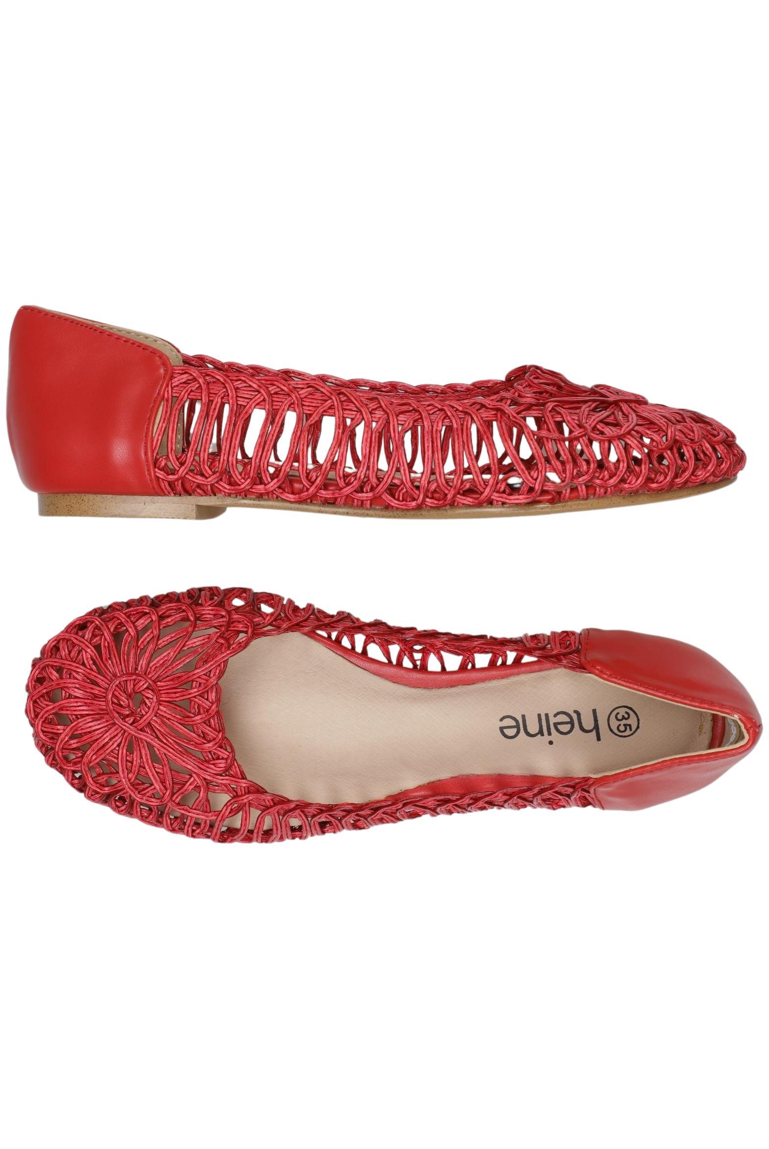 

Heine Damen Ballerinas, rot, Gr. 35