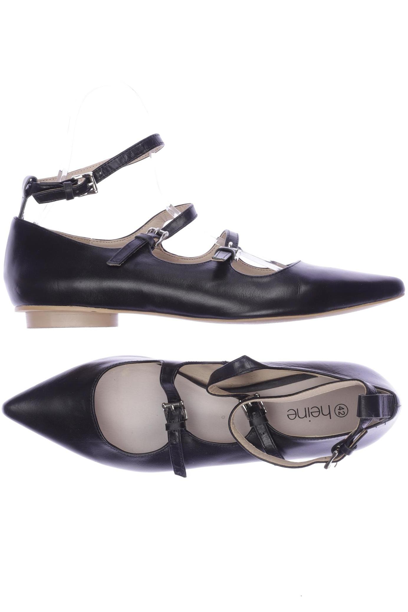 

Heine Damen Ballerinas, schwarz, Gr. 42