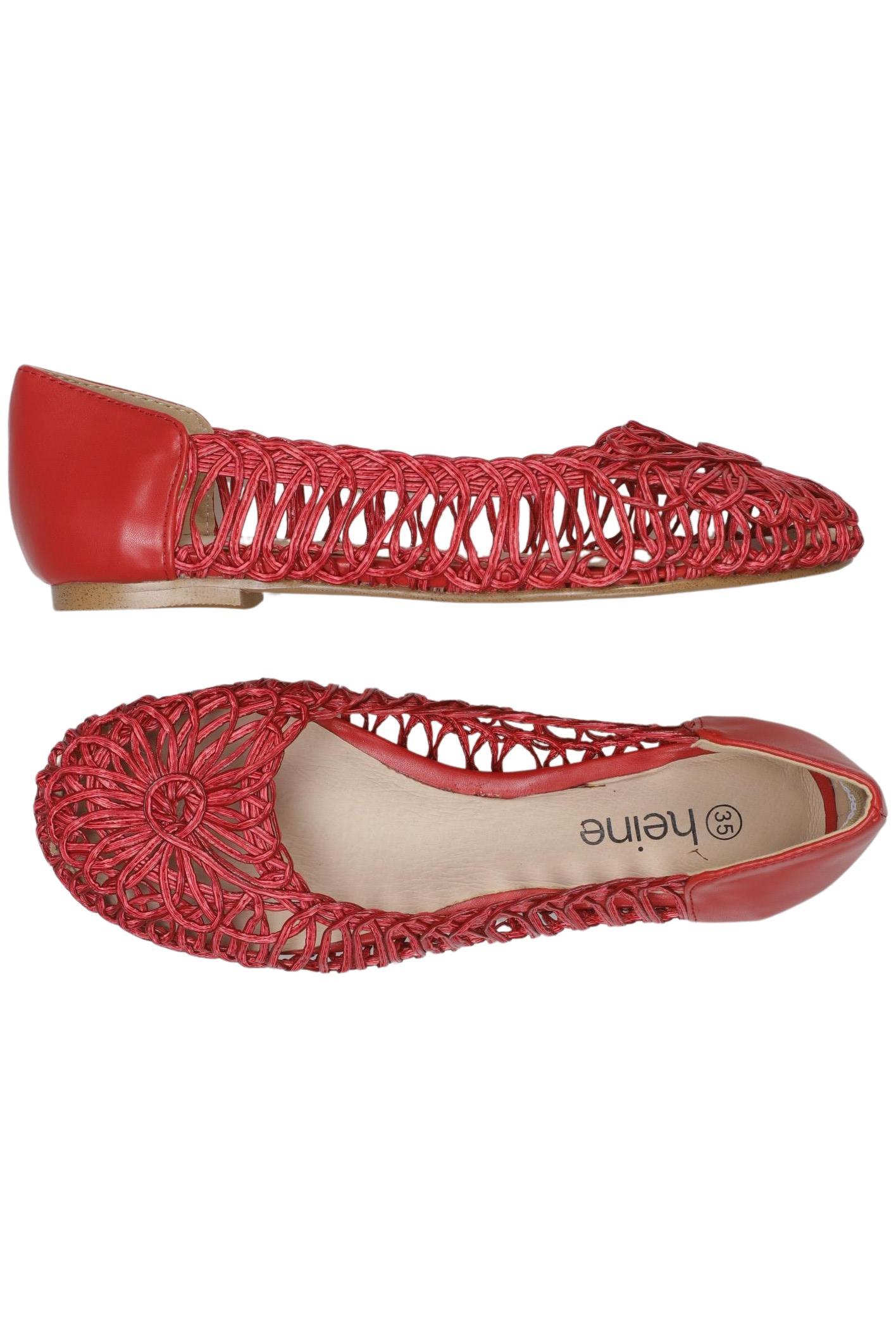 

Heine Damen Ballerinas, rot, Gr. 35