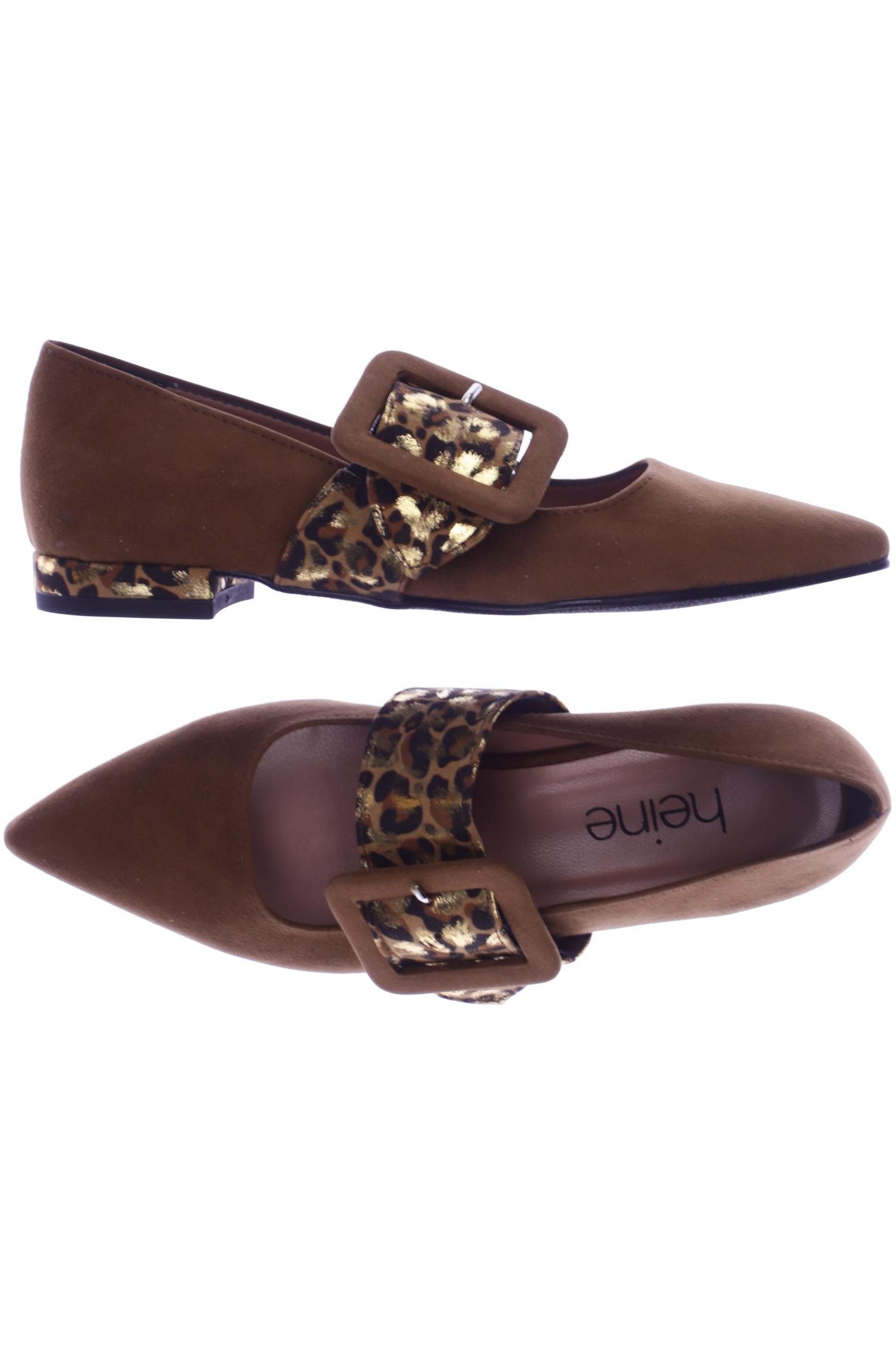 

Heine Damen Ballerinas, braun, Gr. 35