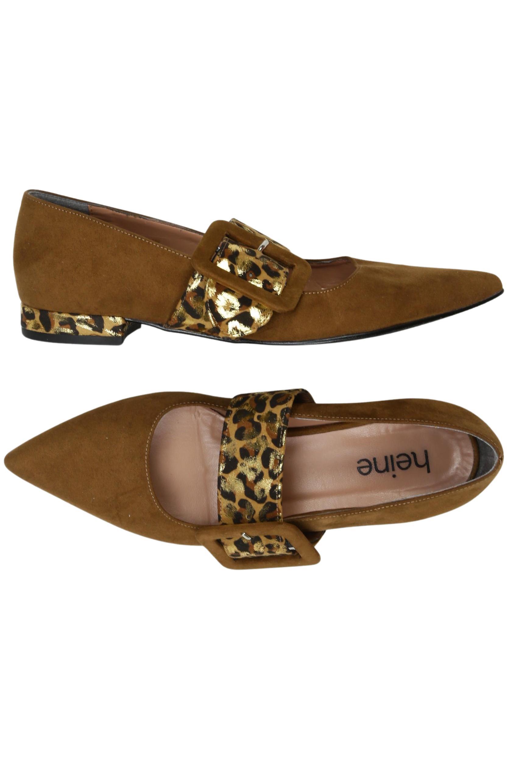 

Heine Damen Ballerinas, braun, Gr. 38