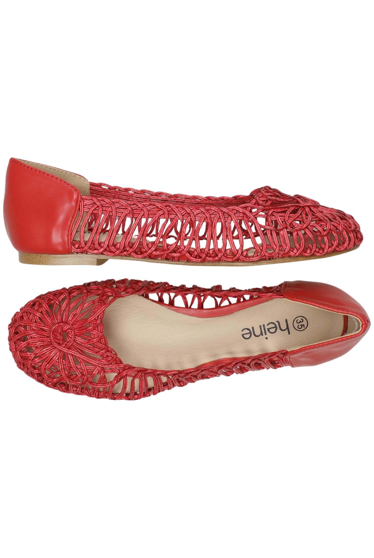 

Heine Damen Ballerinas, rot, Gr. 35