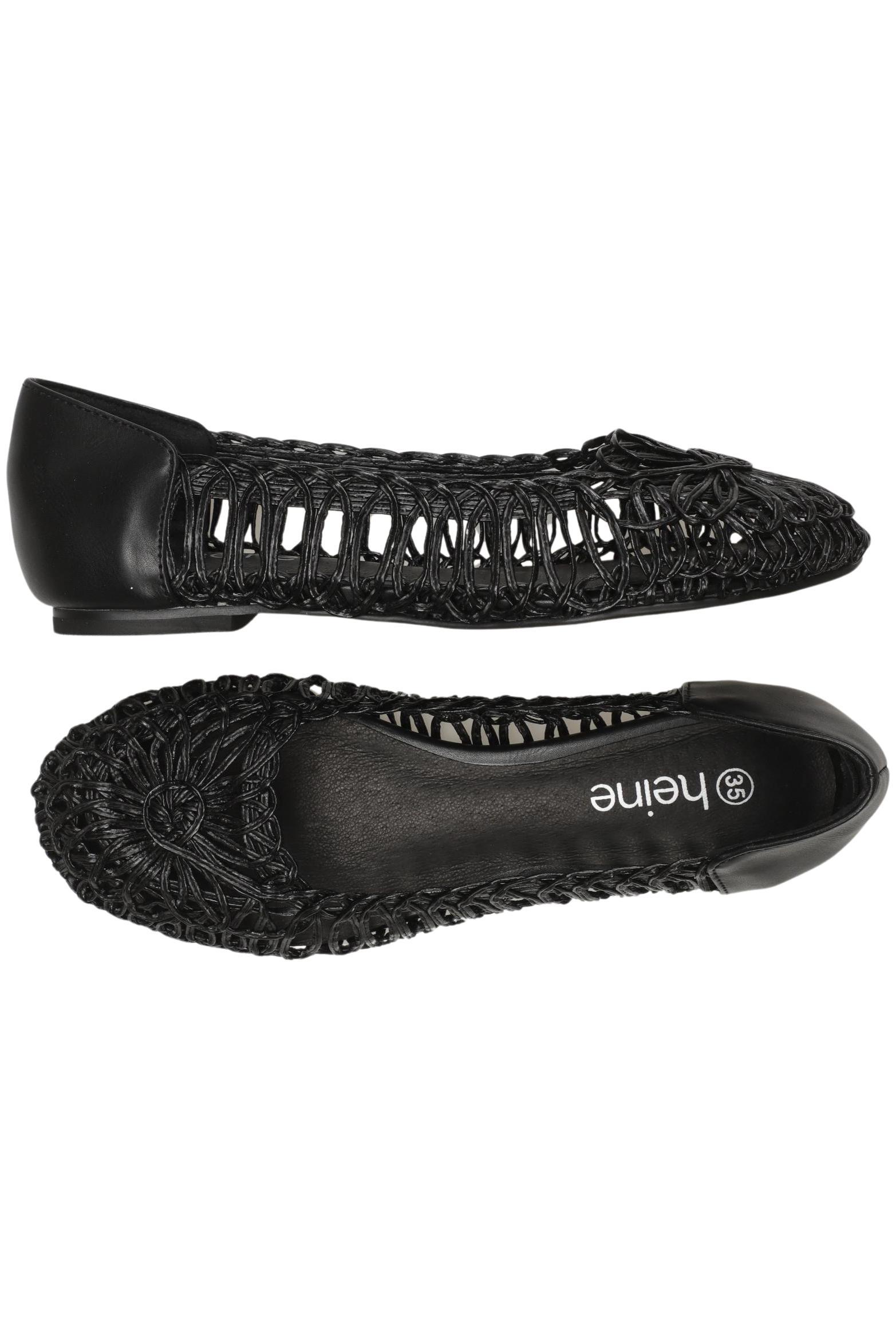 

Heine Damen Ballerinas, schwarz, Gr. 35