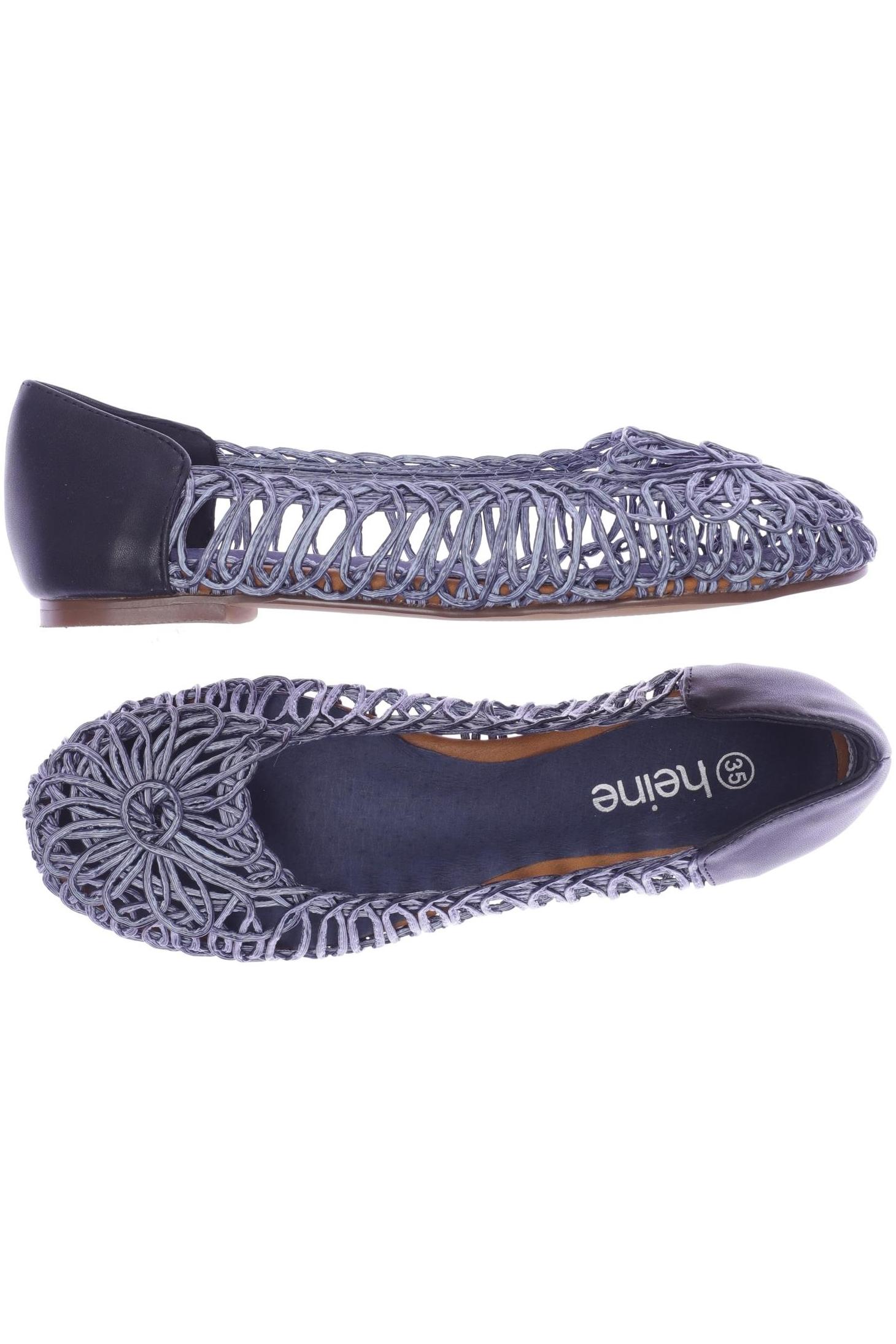 

Heine Damen Ballerinas, blau, Gr. 35
