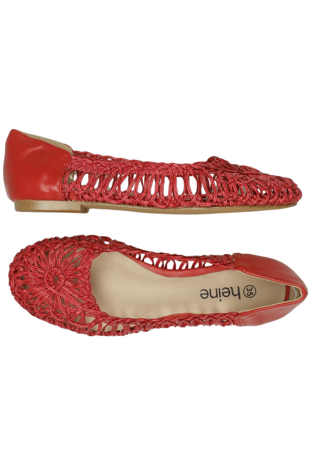 

Heine Damen Ballerinas, rot, Gr. 35