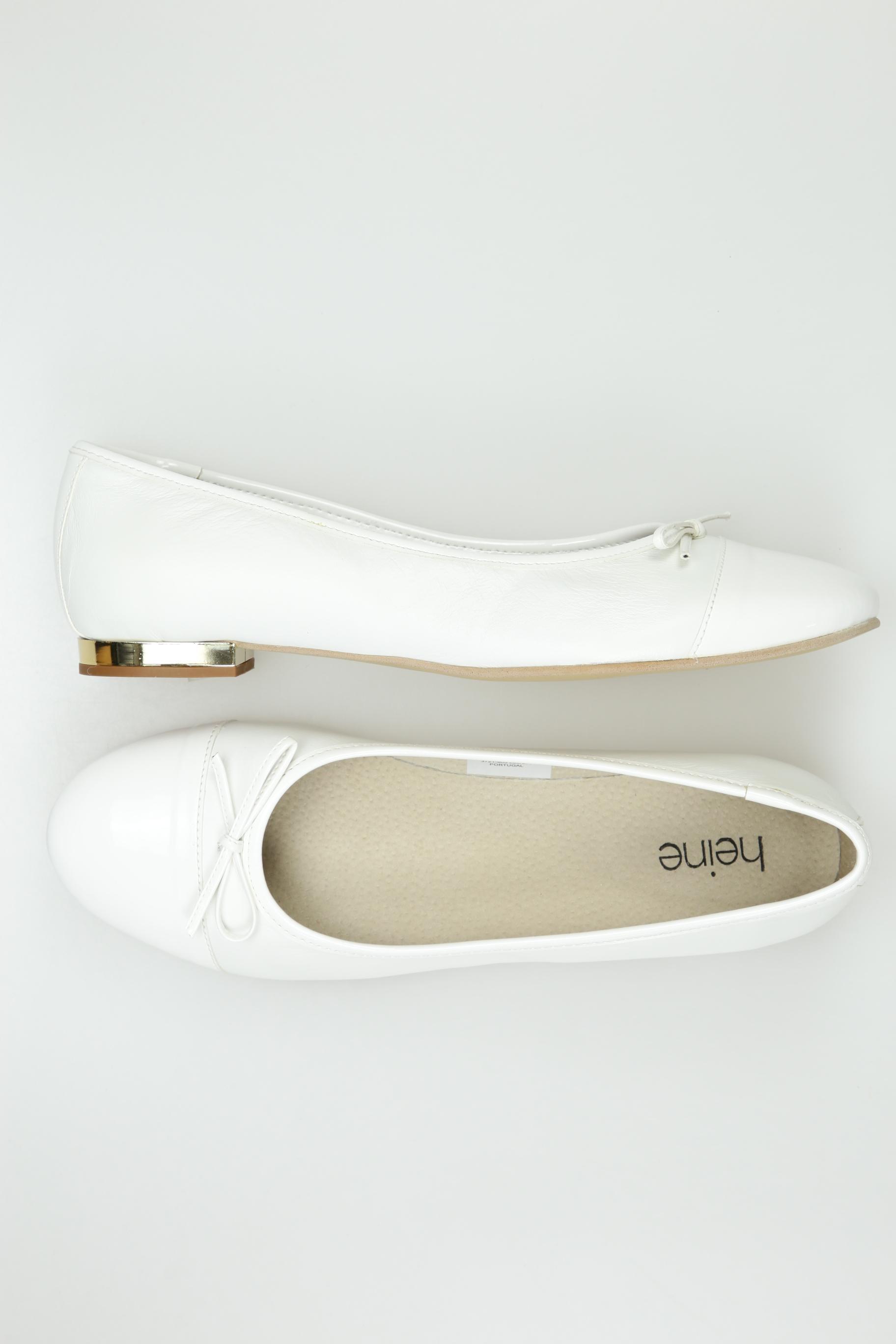 

Heine Damen Ballerinas, weiß, Gr. 41