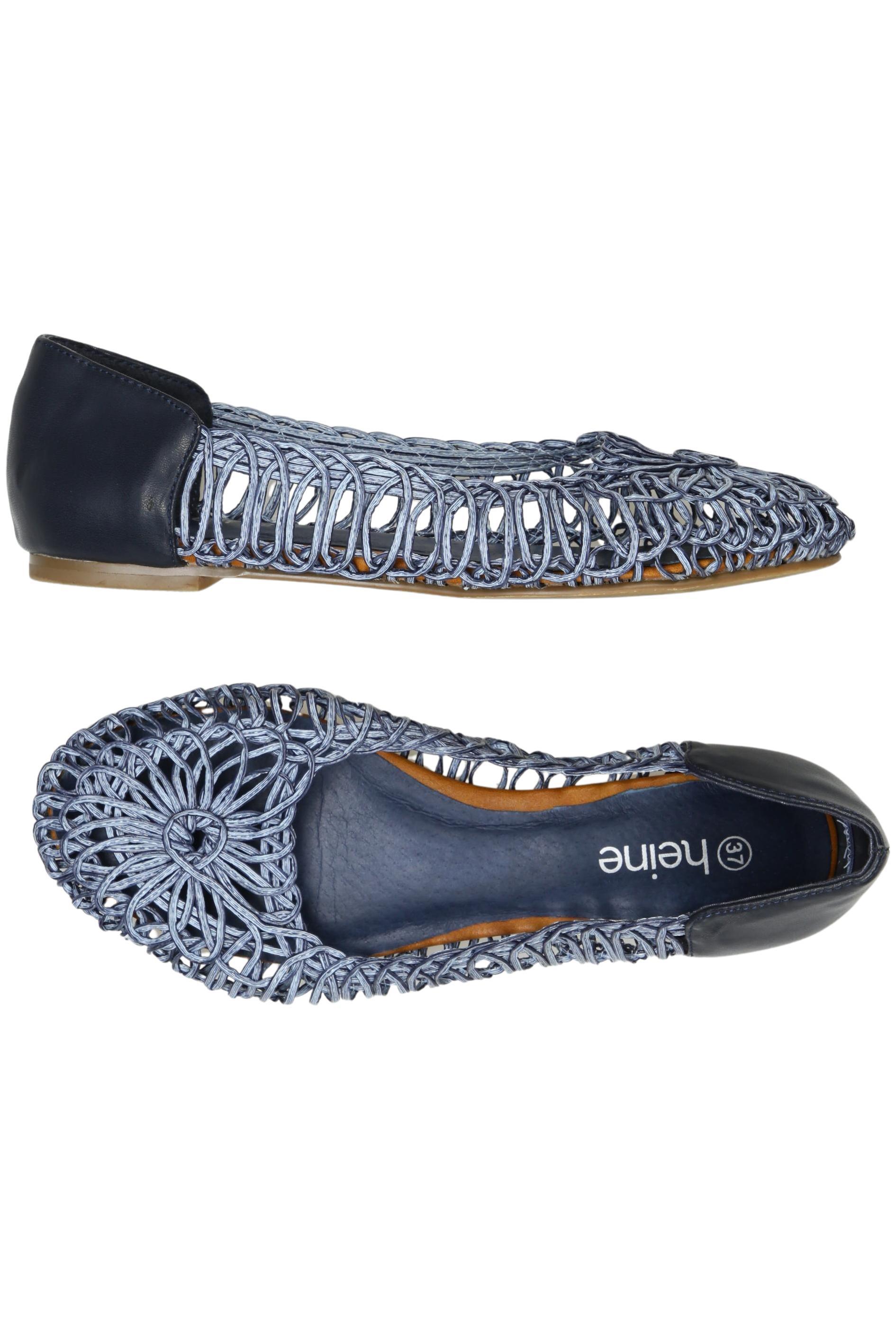 

Heine Damen Ballerinas, blau, Gr. 37