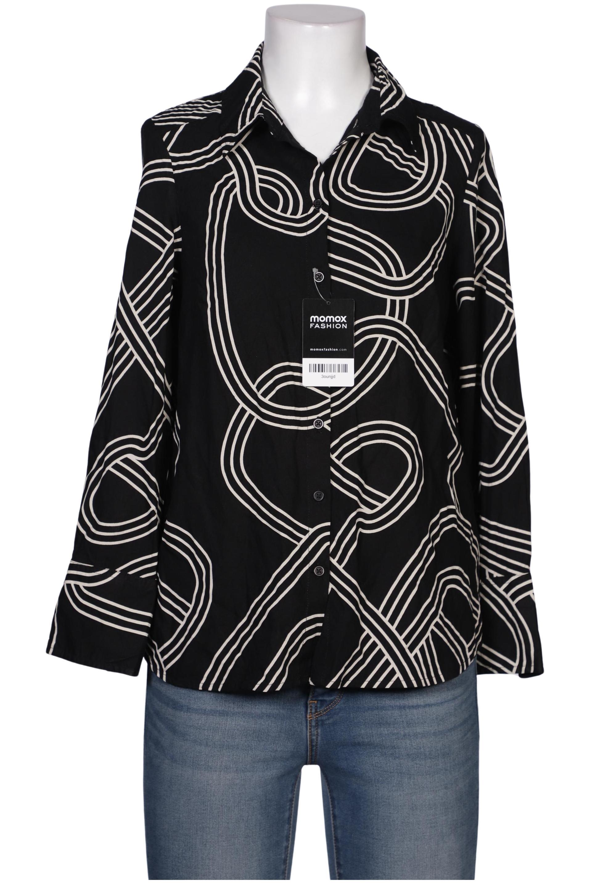 

Heine Damen Bluse, schwarz, Gr. 38