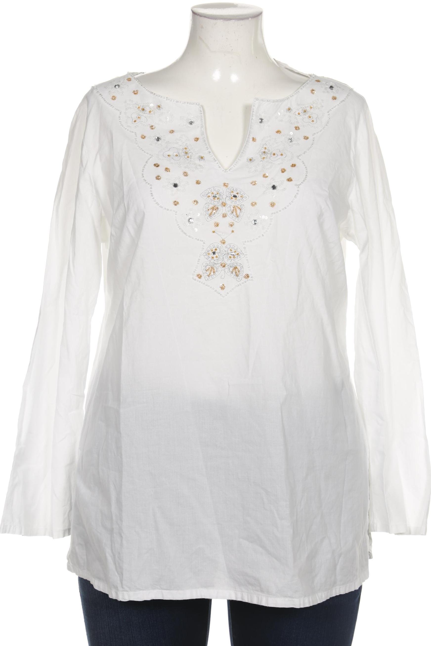 

Heine Damen Bluse, weiß, Gr. 44