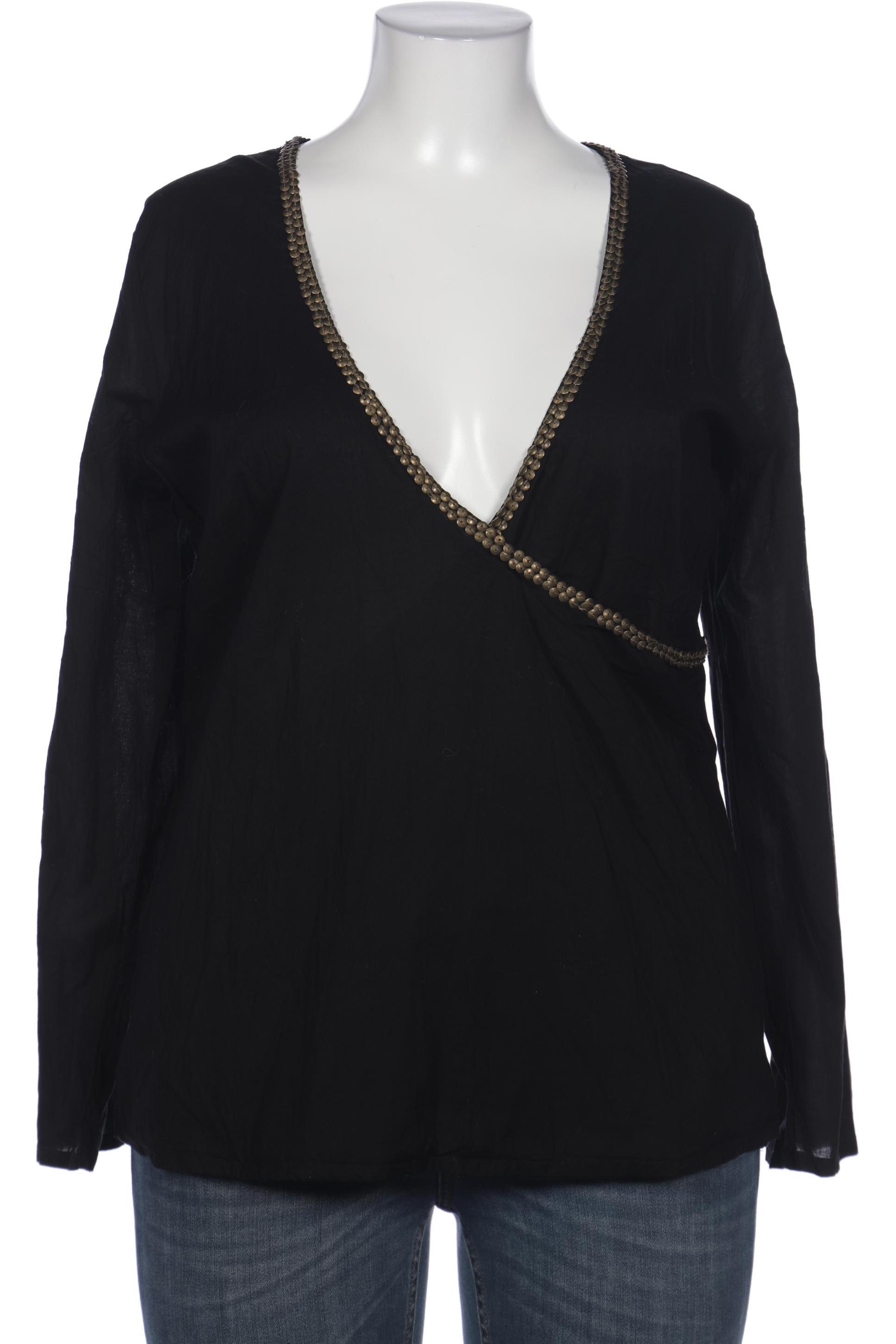

Heine Damen Bluse, schwarz, Gr. 44