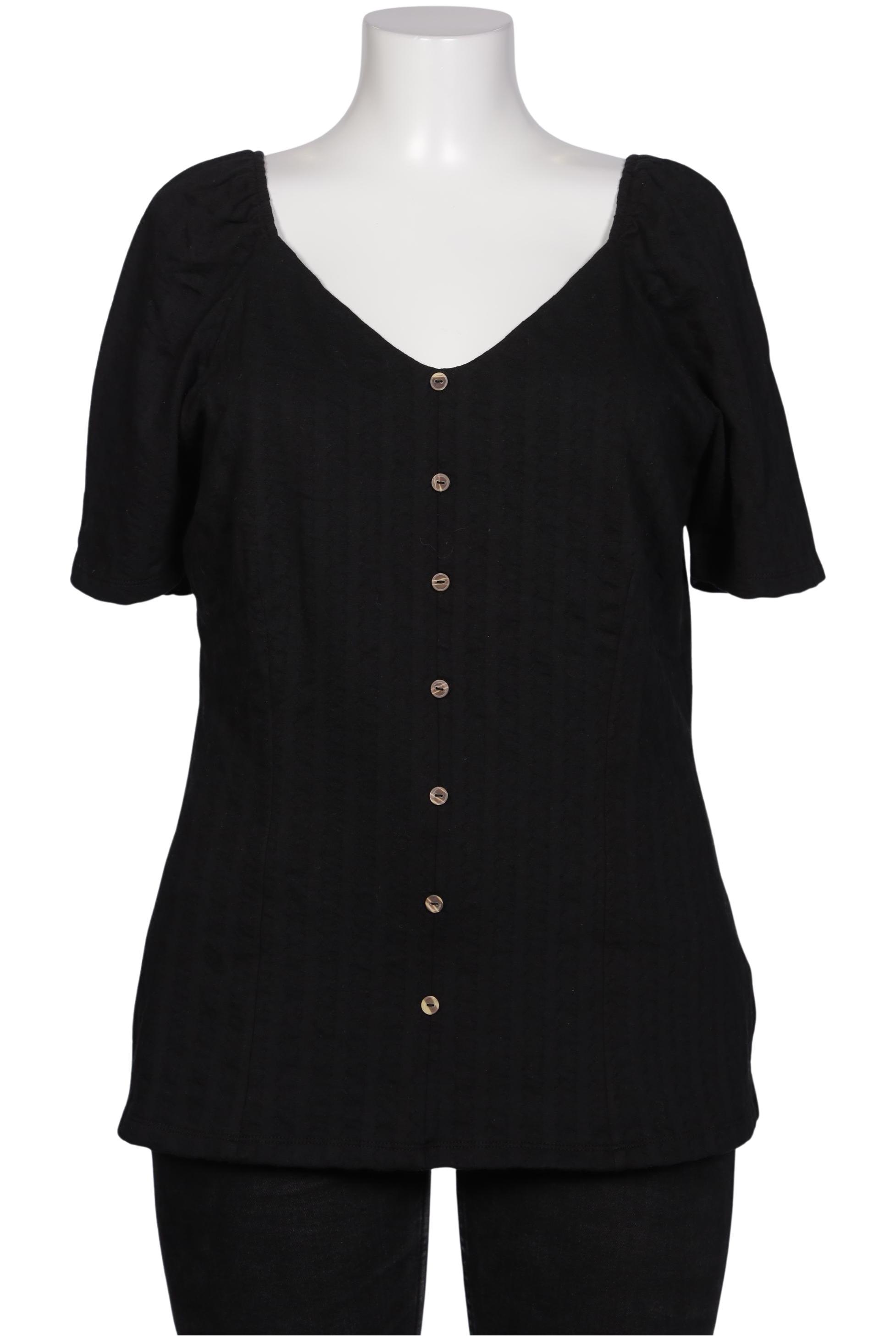 

Heine Damen Bluse, schwarz, Gr. 46