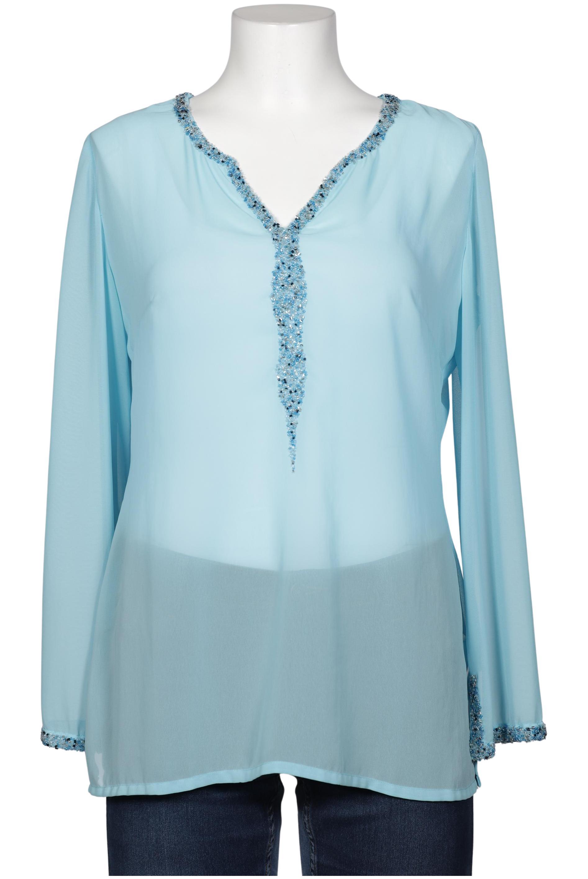 

Heine Damen Bluse, blau, Gr. 40
