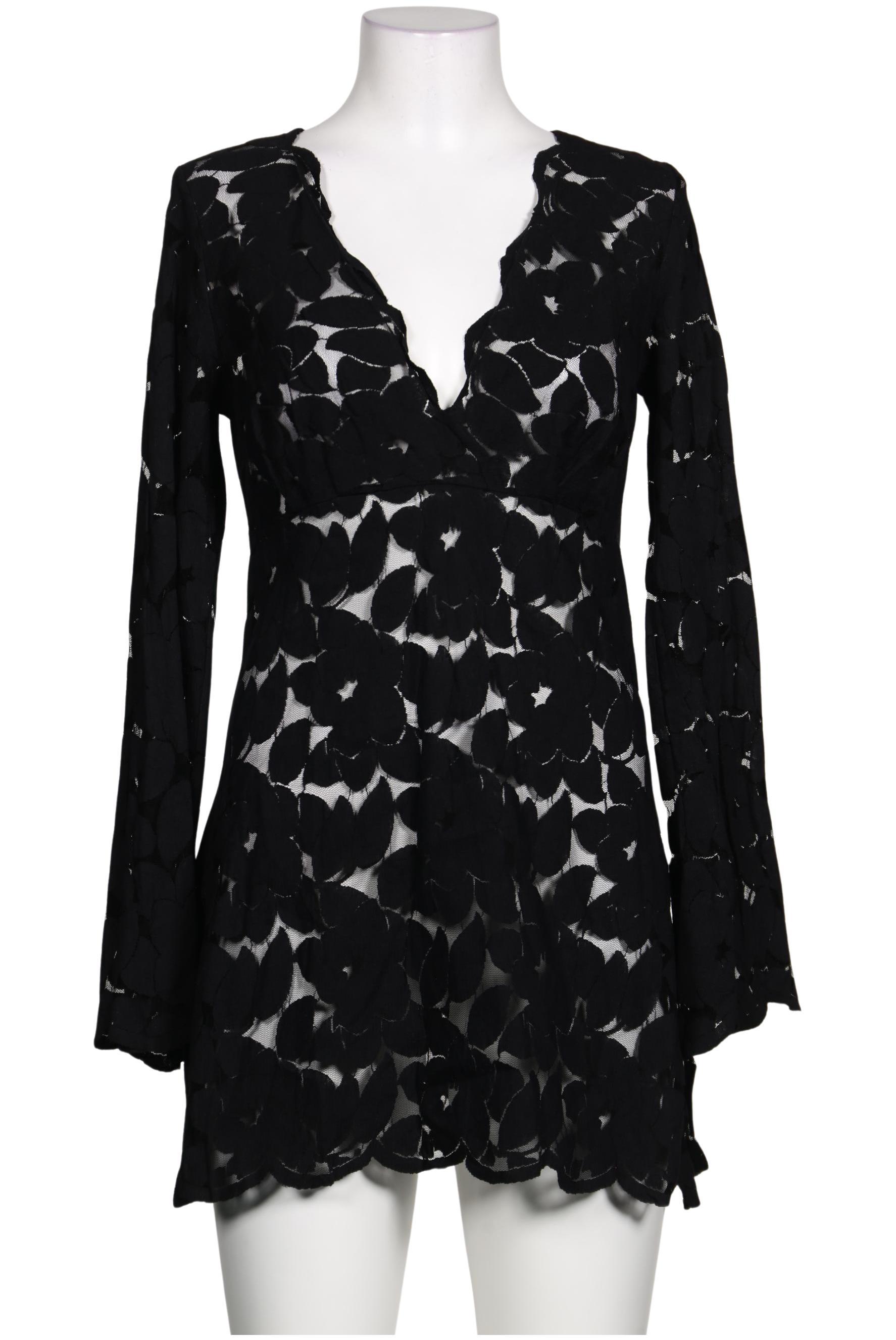 

Heine Damen Bluse, schwarz, Gr. 38