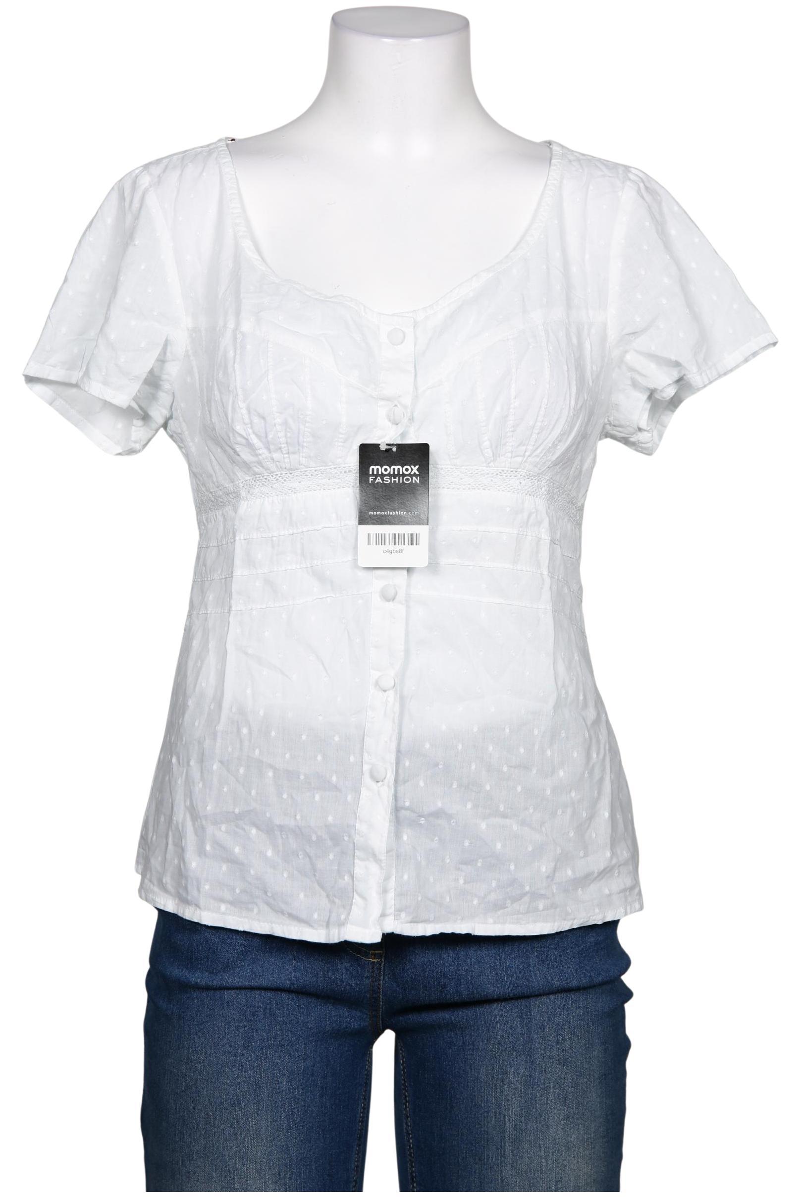 

Heine Damen Bluse, weiß, Gr. 40