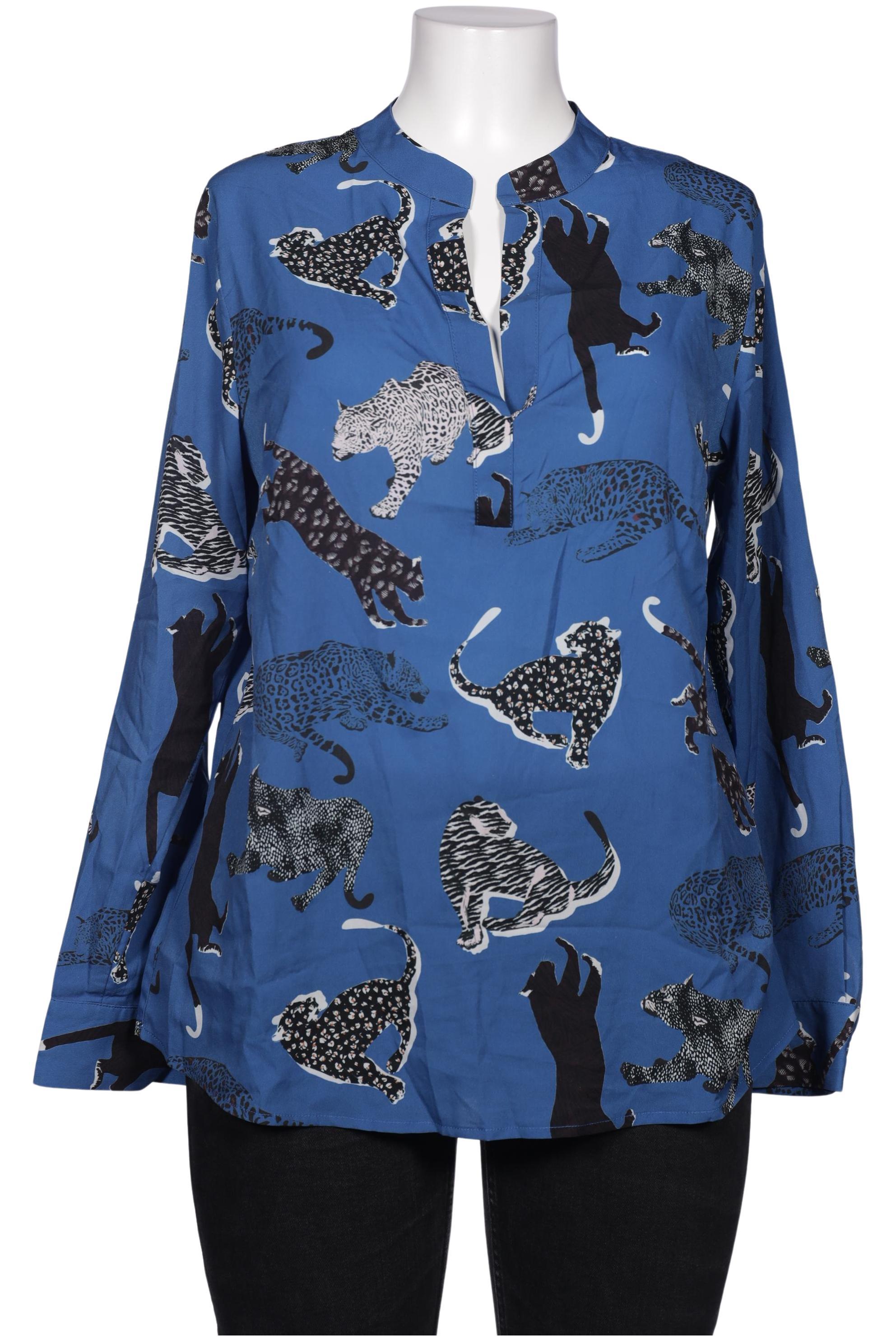 

Heine Damen Bluse, blau, Gr. 44