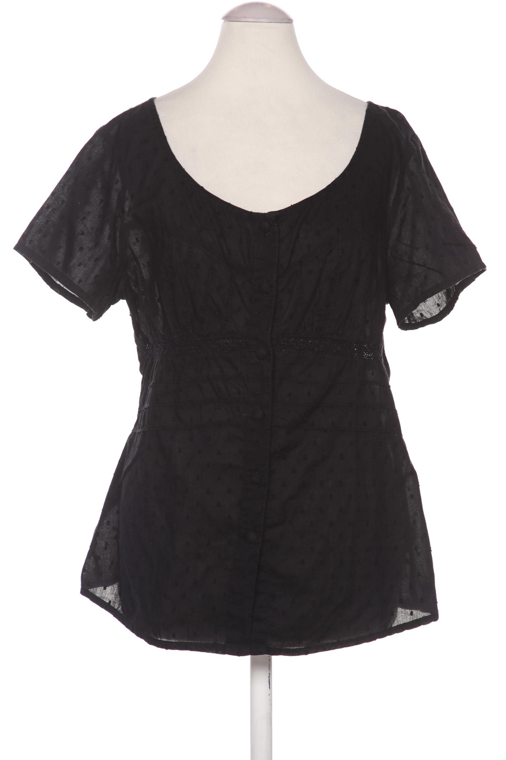 

Heine Damen Bluse, schwarz, Gr. 36