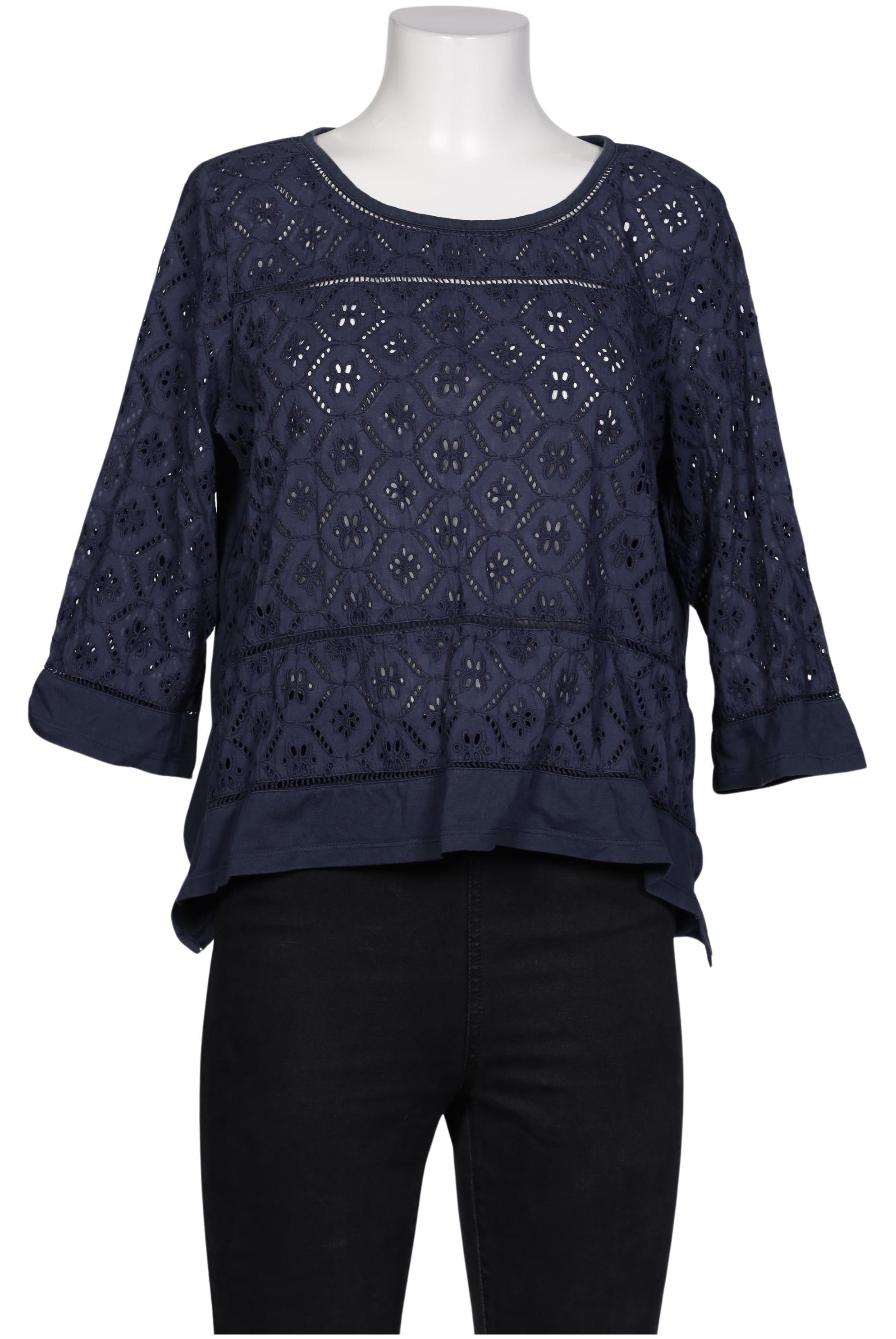 

Heine Damen Bluse, marineblau, Gr. 44