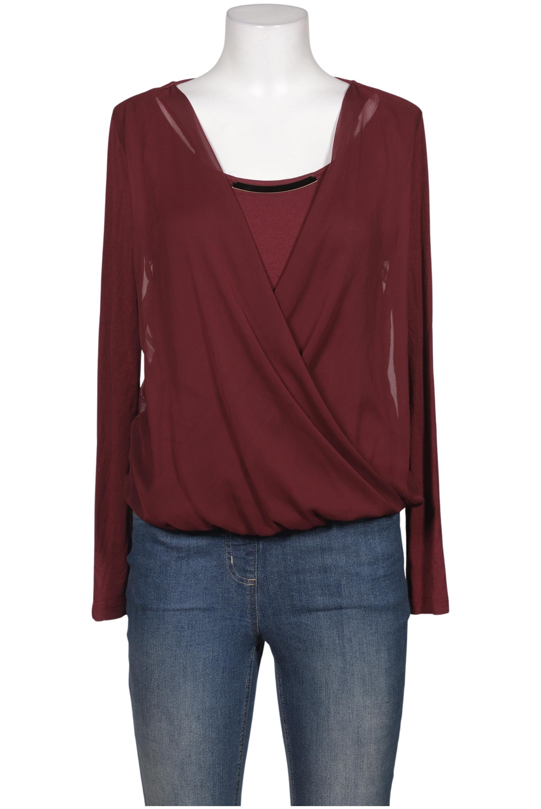 

Heine Damen Bluse, bordeaux, Gr. 38