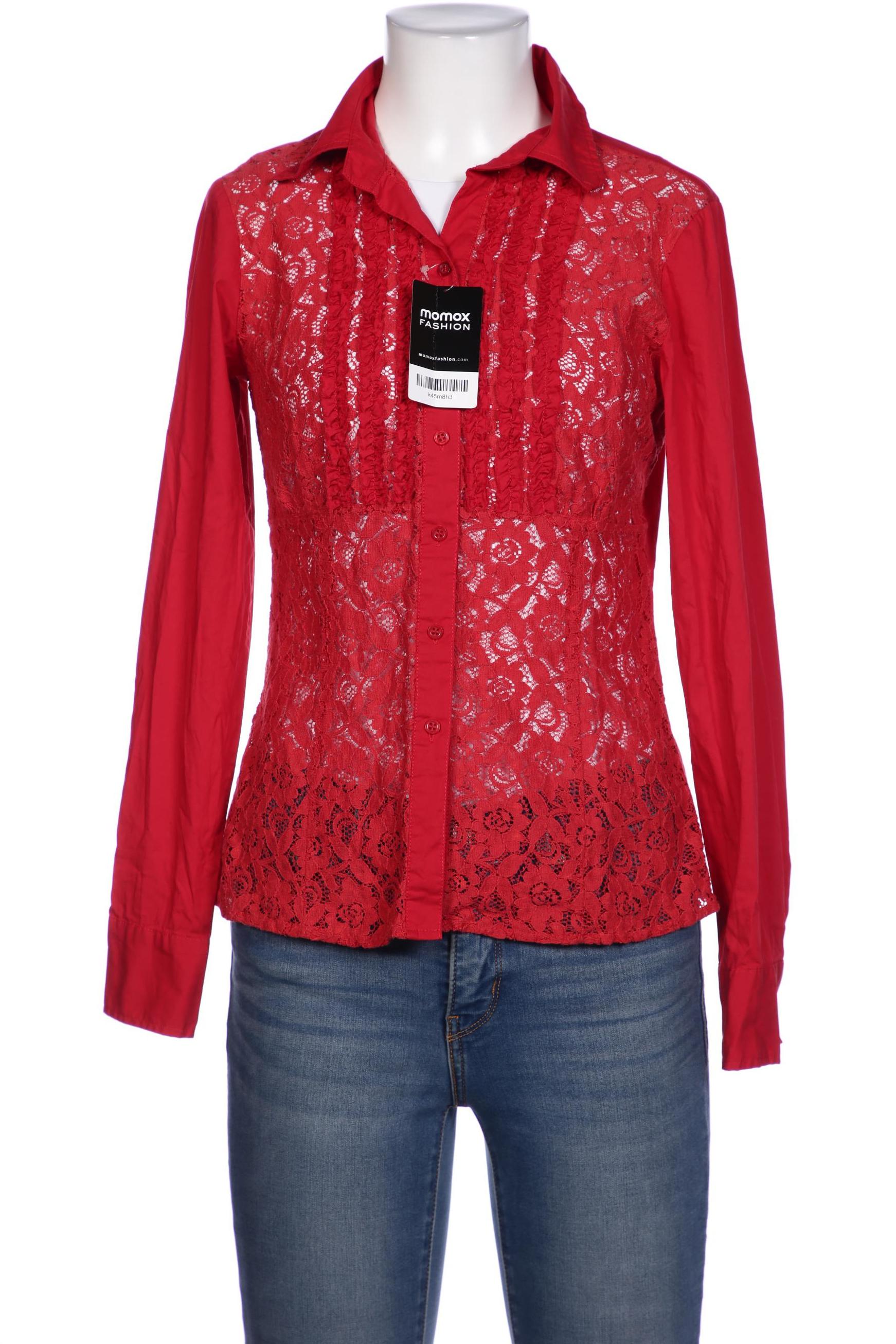 

Heine Damen Bluse, rot, Gr. 36