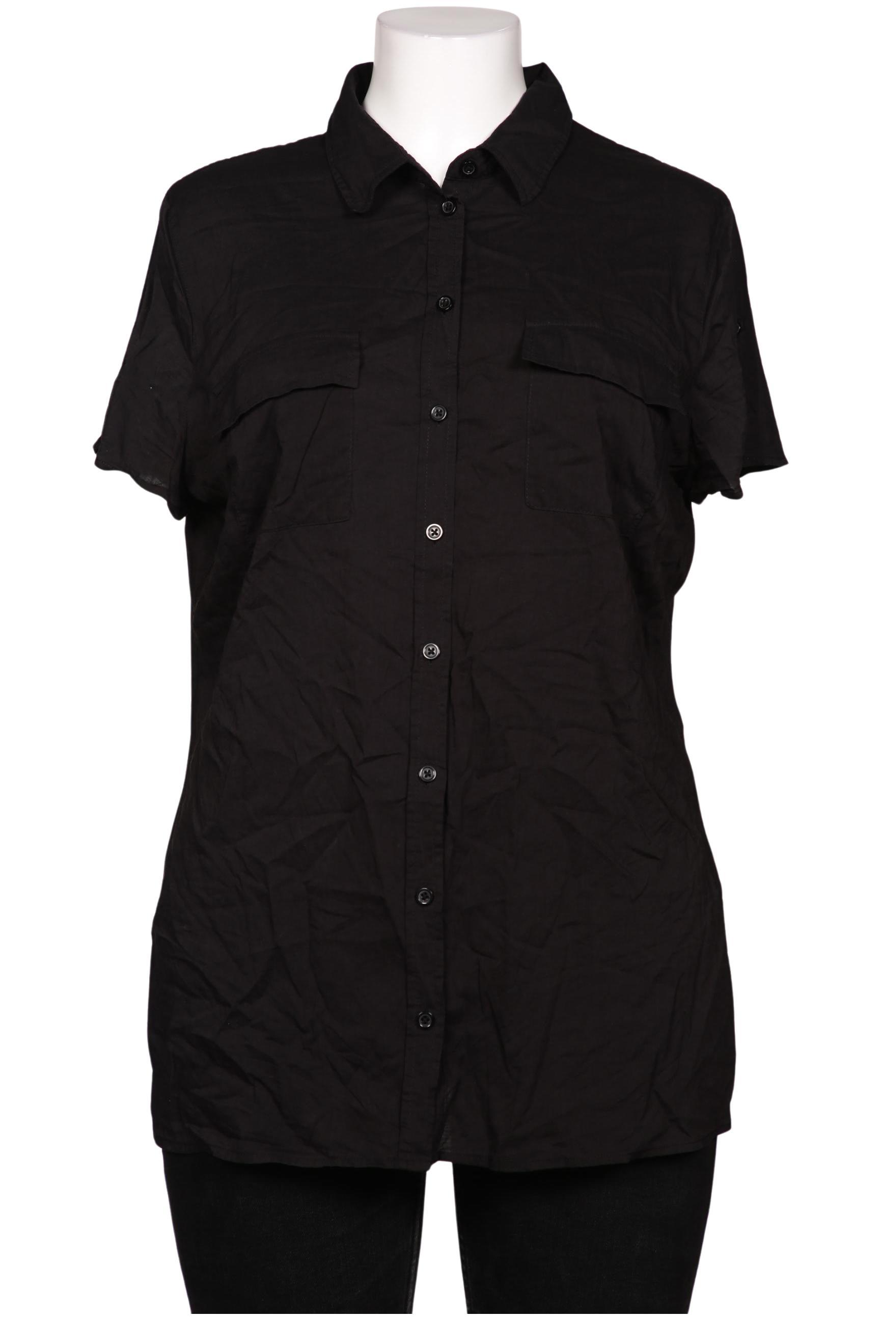 

Heine Damen Bluse, schwarz, Gr. 46