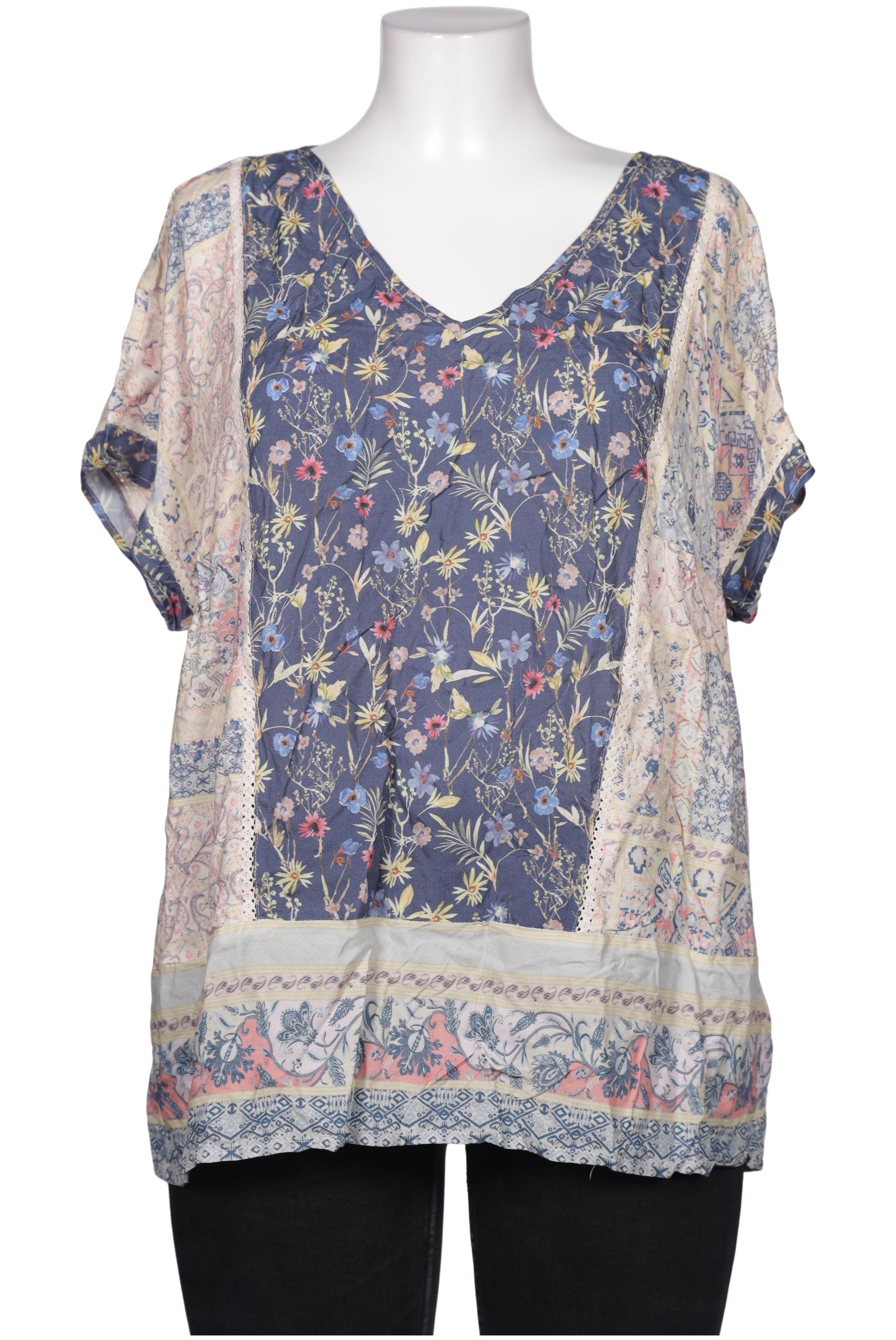 

Heine Damen Bluse, blau, Gr. 48