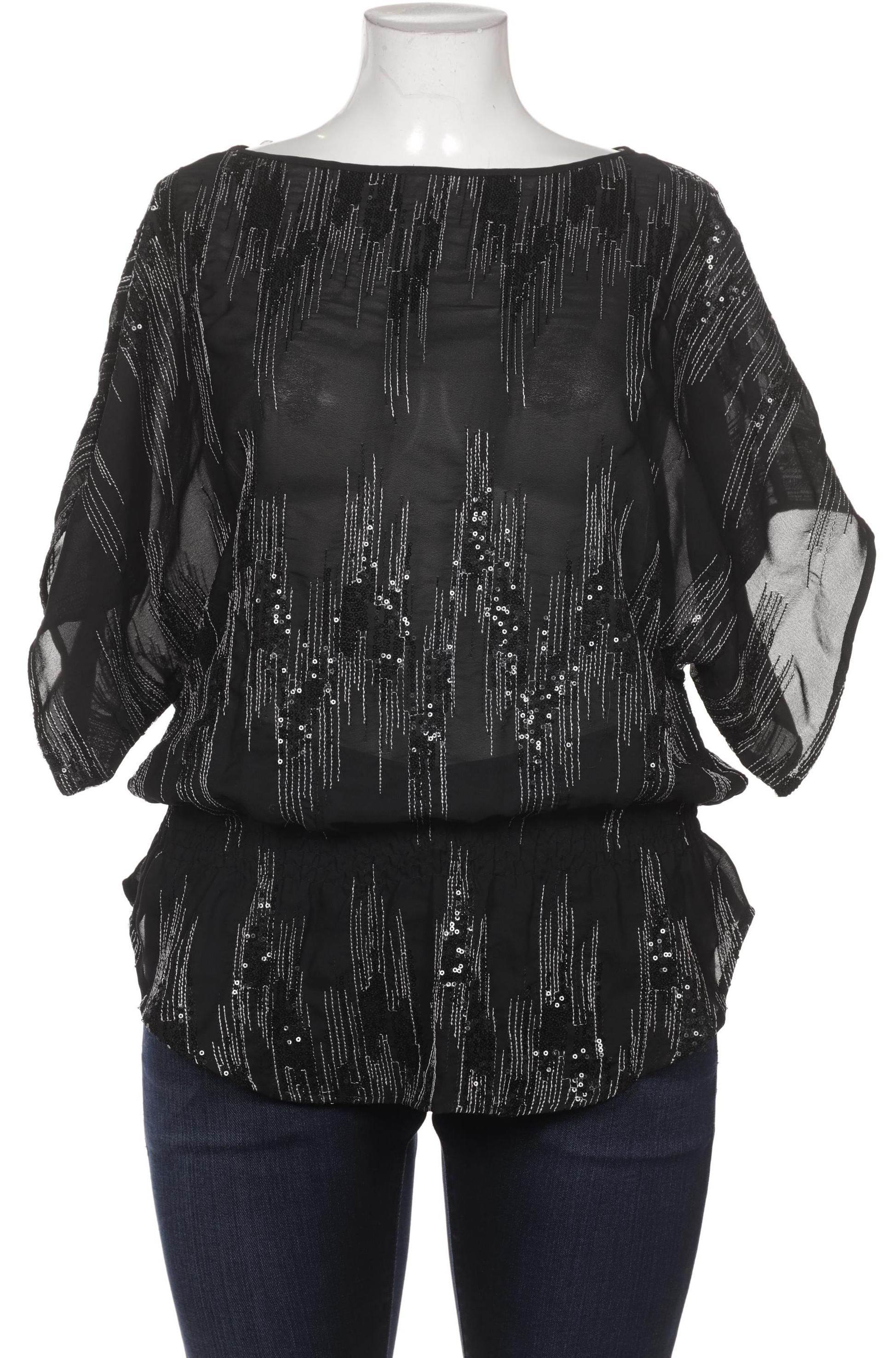 

Heine Damen Bluse, schwarz, Gr. 42