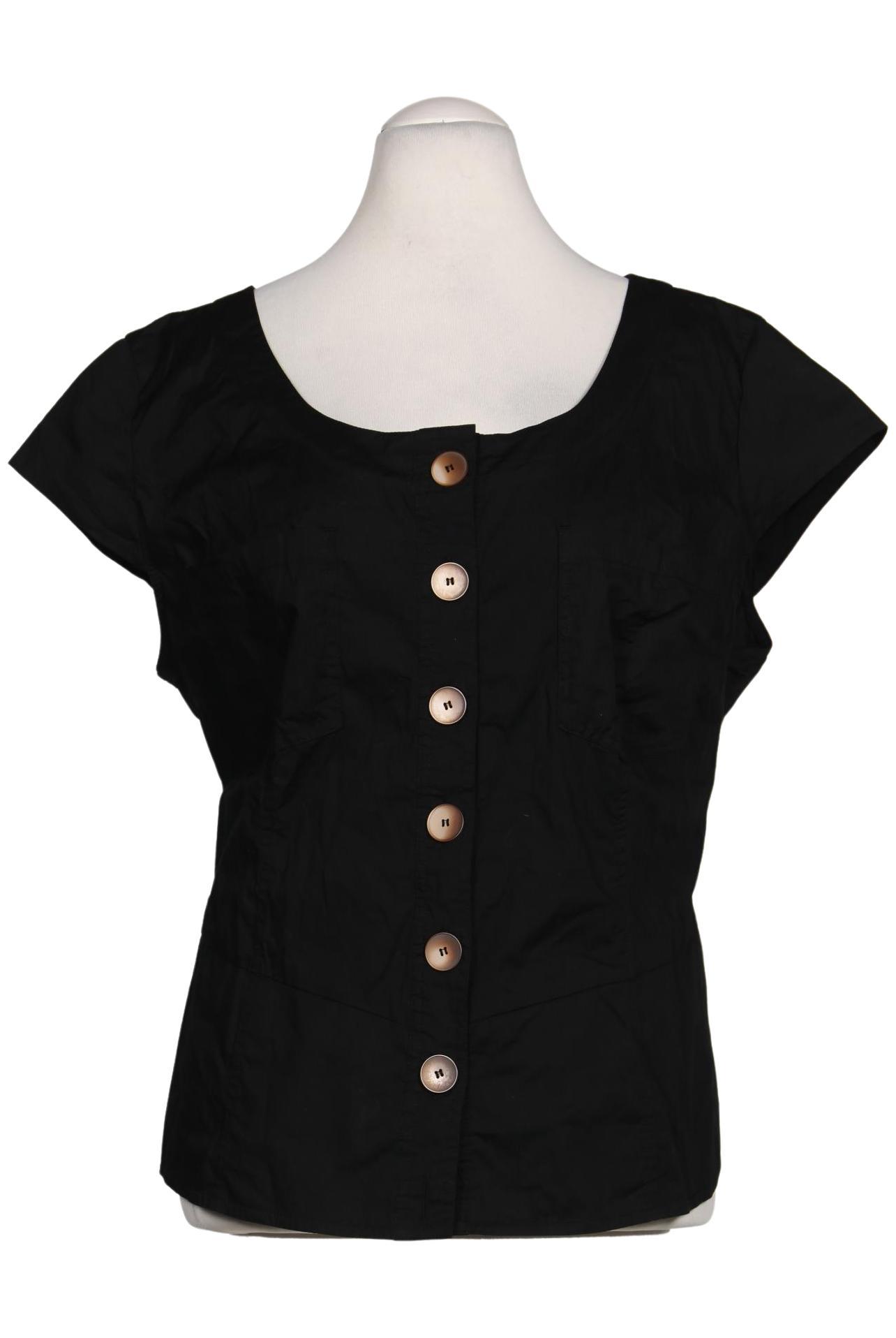 

Heine Damen Bluse, schwarz, Gr. 48