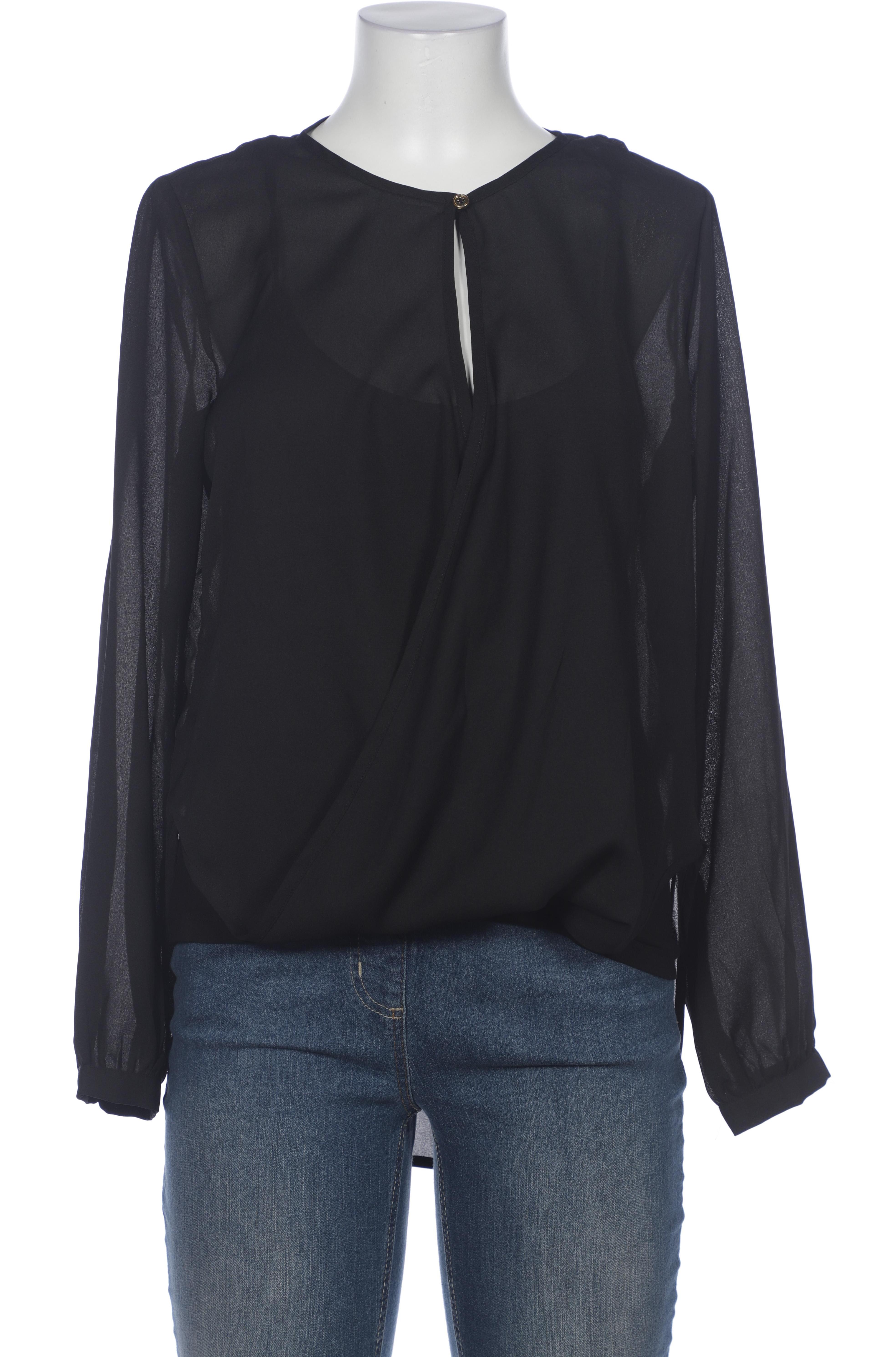 

Heine Damen Bluse, schwarz, Gr. 38