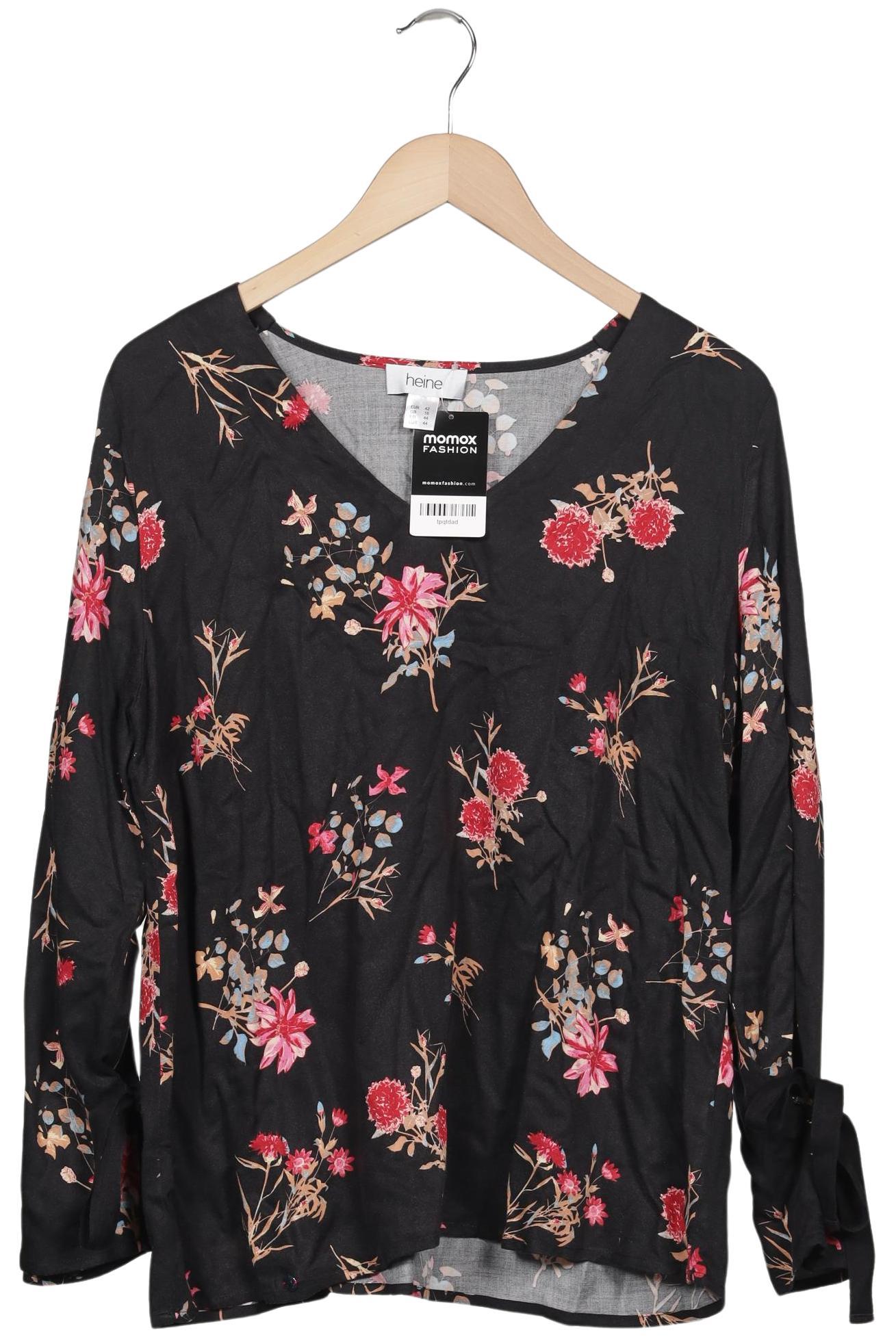 

Heine Damen Bluse, schwarz, Gr. 42