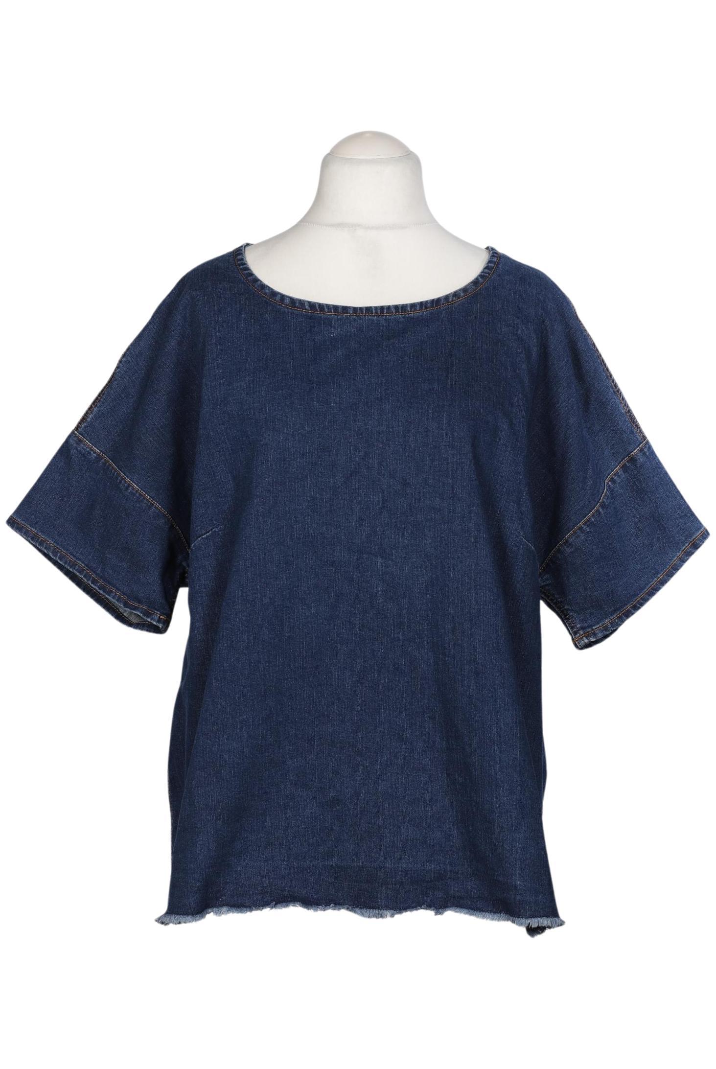 

Heine Damen Bluse, blau, Gr. 46