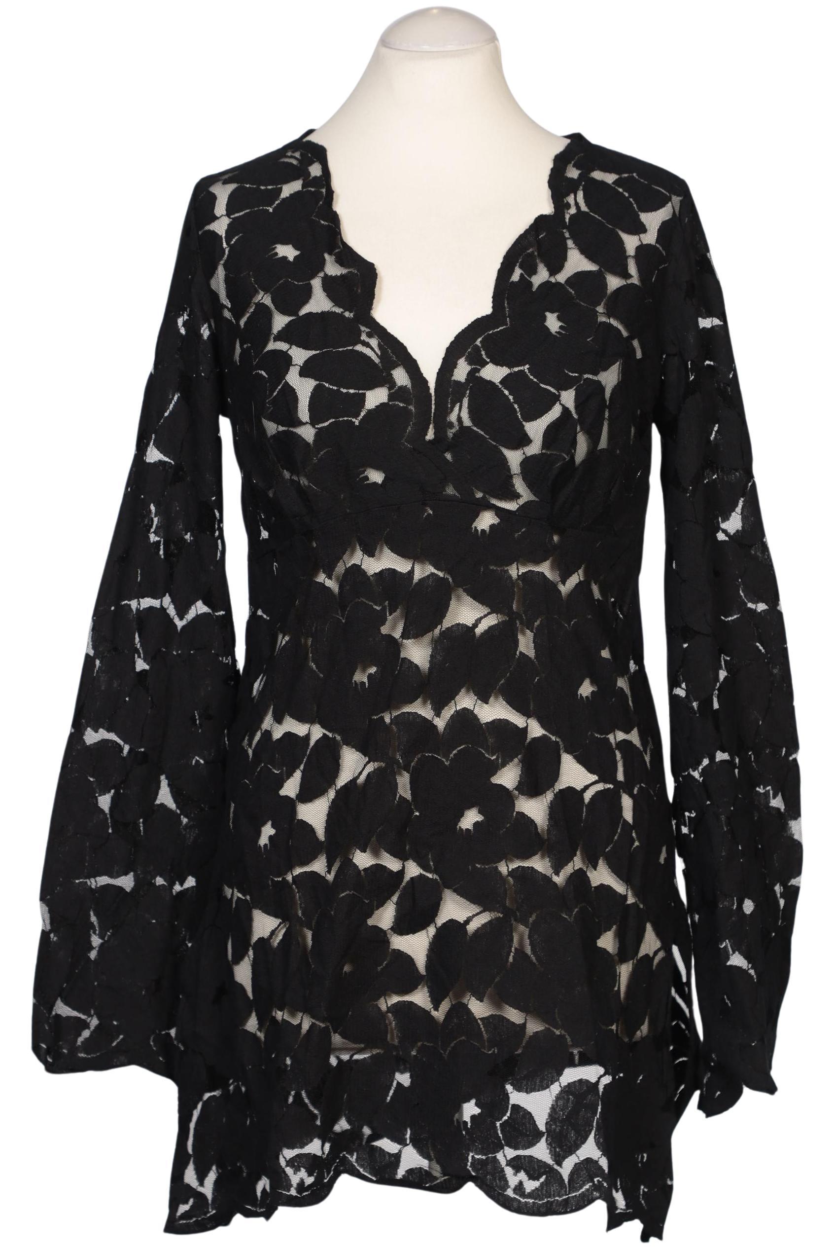 

Heine Damen Bluse, schwarz, Gr. 38