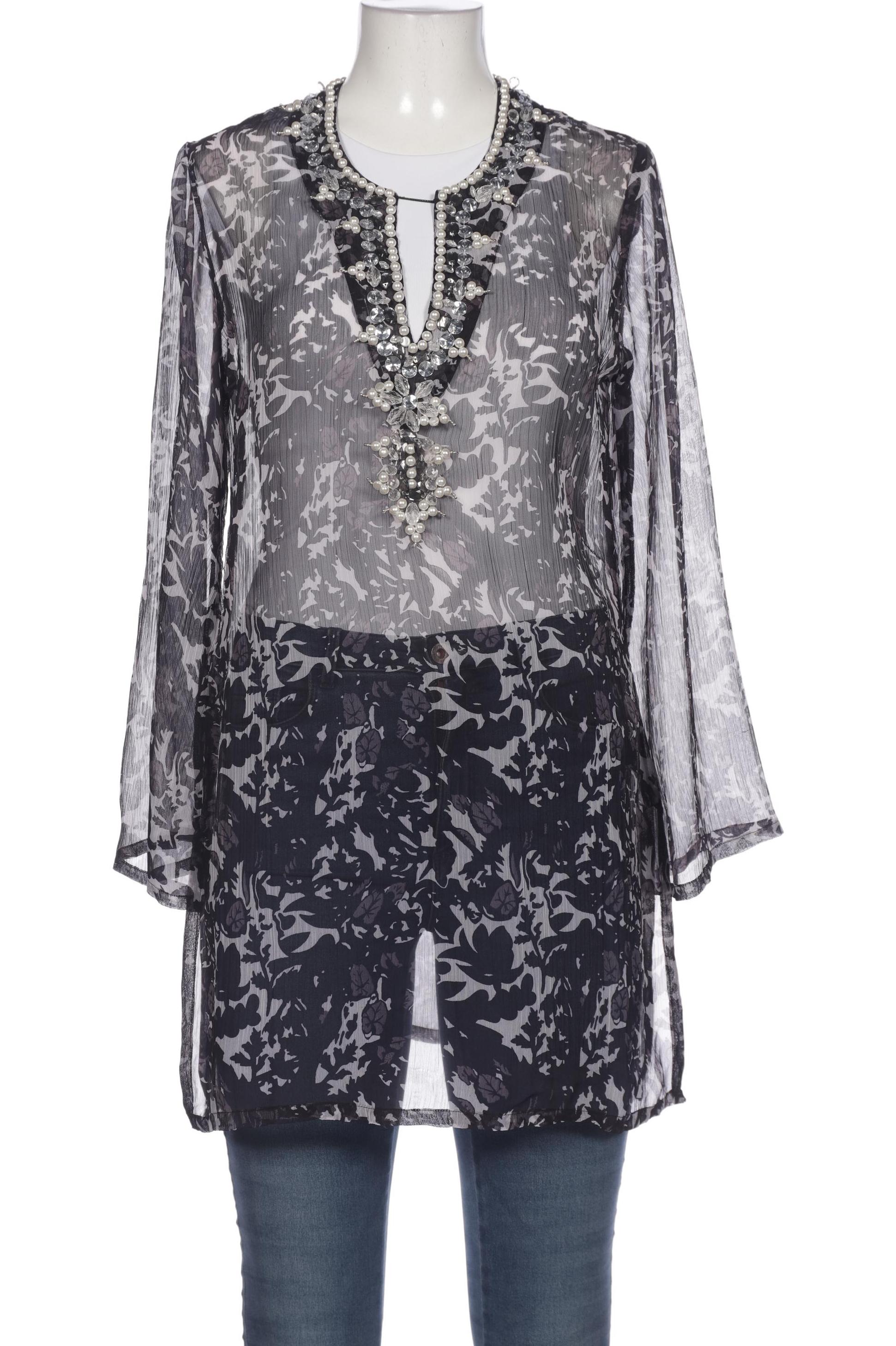 

Heine Damen Bluse, schwarz, Gr. 40