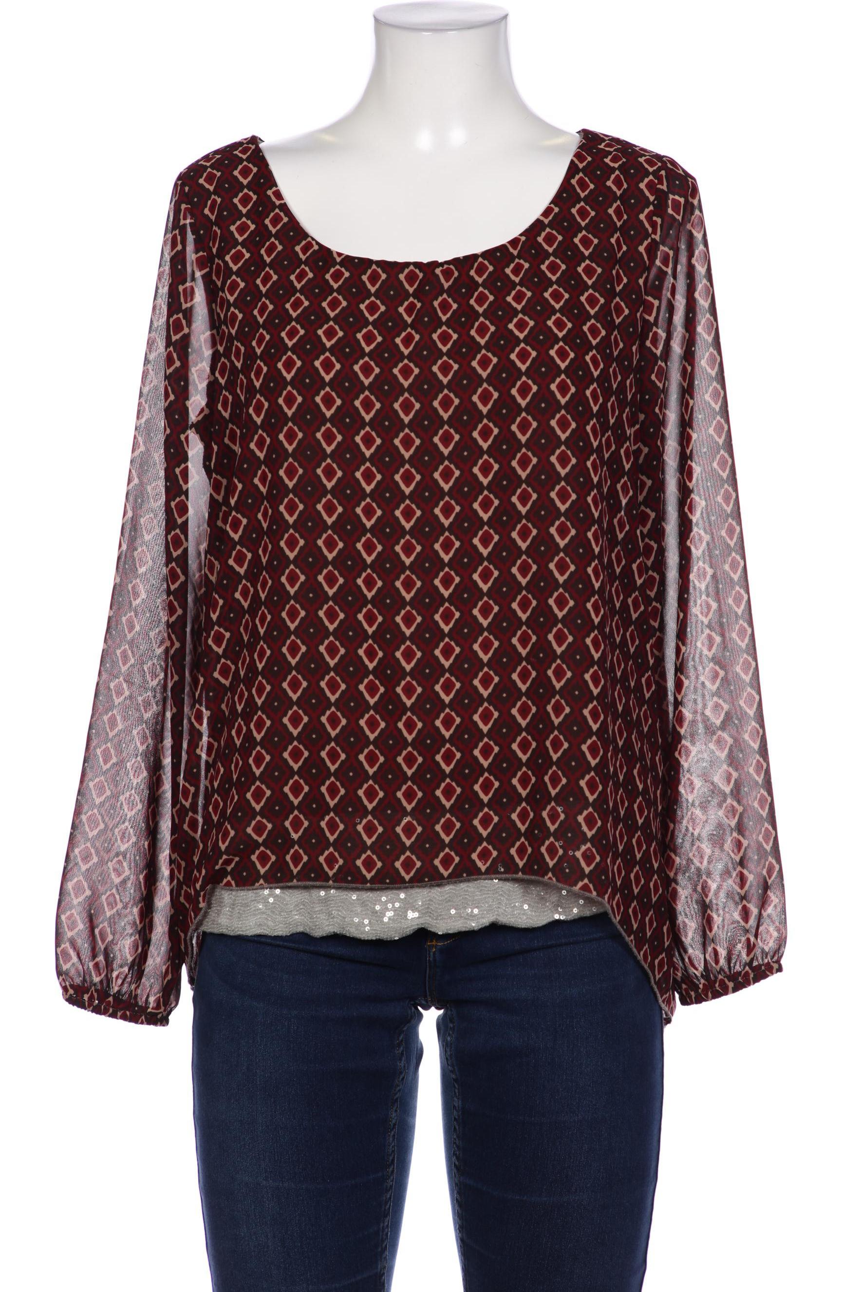 

Heine Damen Bluse, bordeaux, Gr. 40