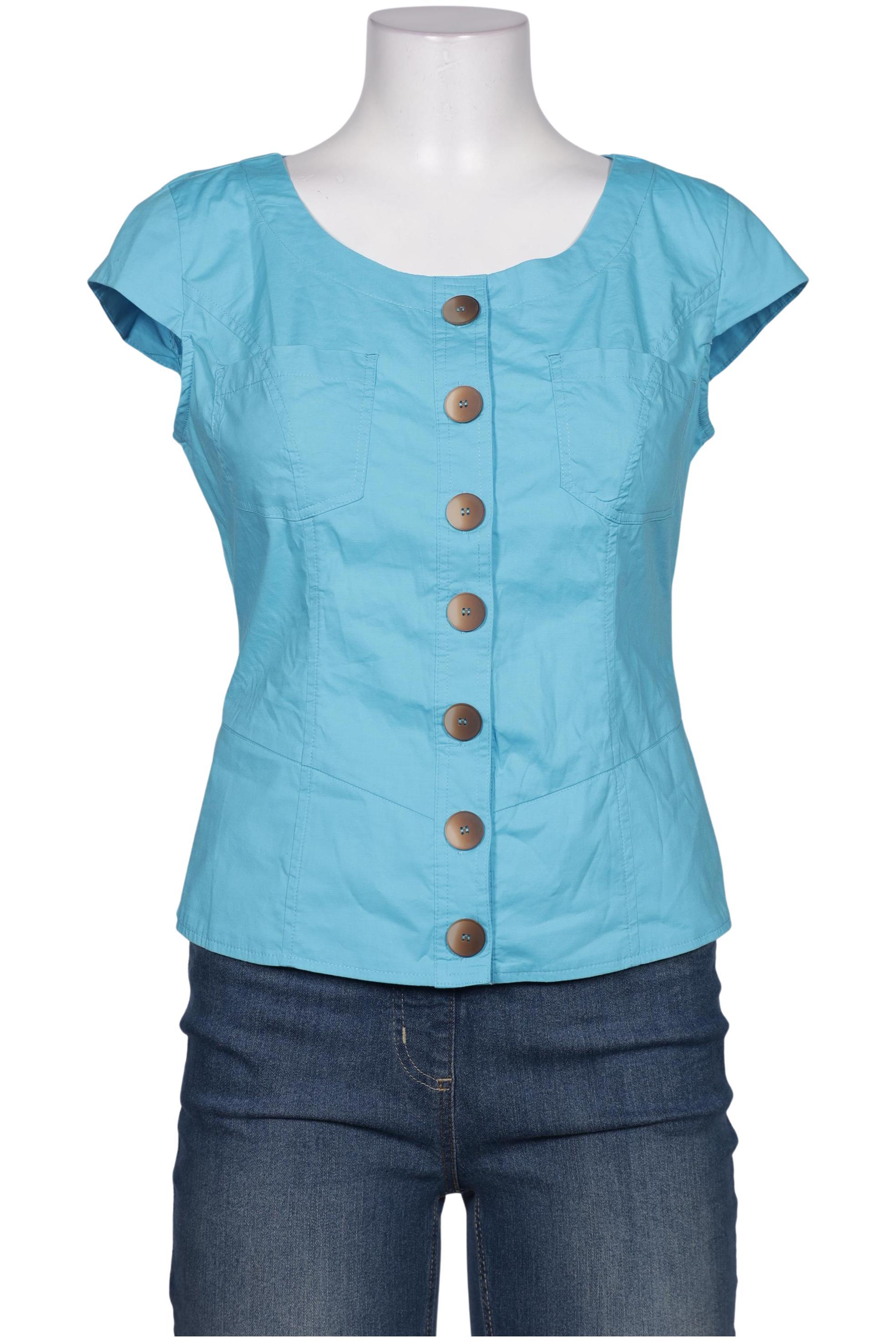 

Heine Damen Bluse, blau, Gr. 38