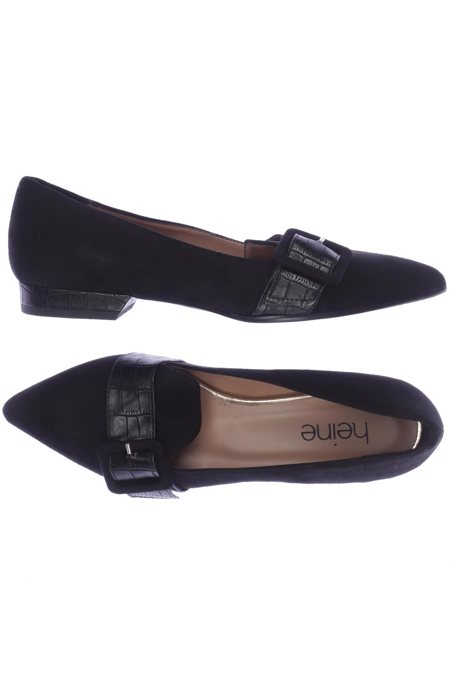 

Heine Damen Halbschuh, schwarz, Gr. 37