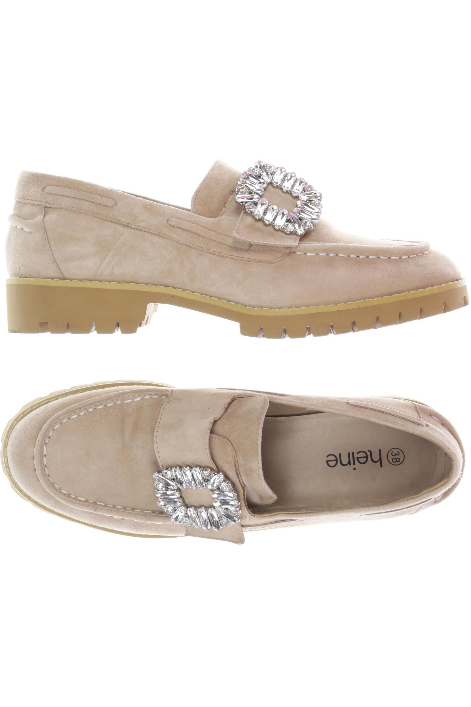 

Heine Damen Halbschuh, beige, Gr. 38