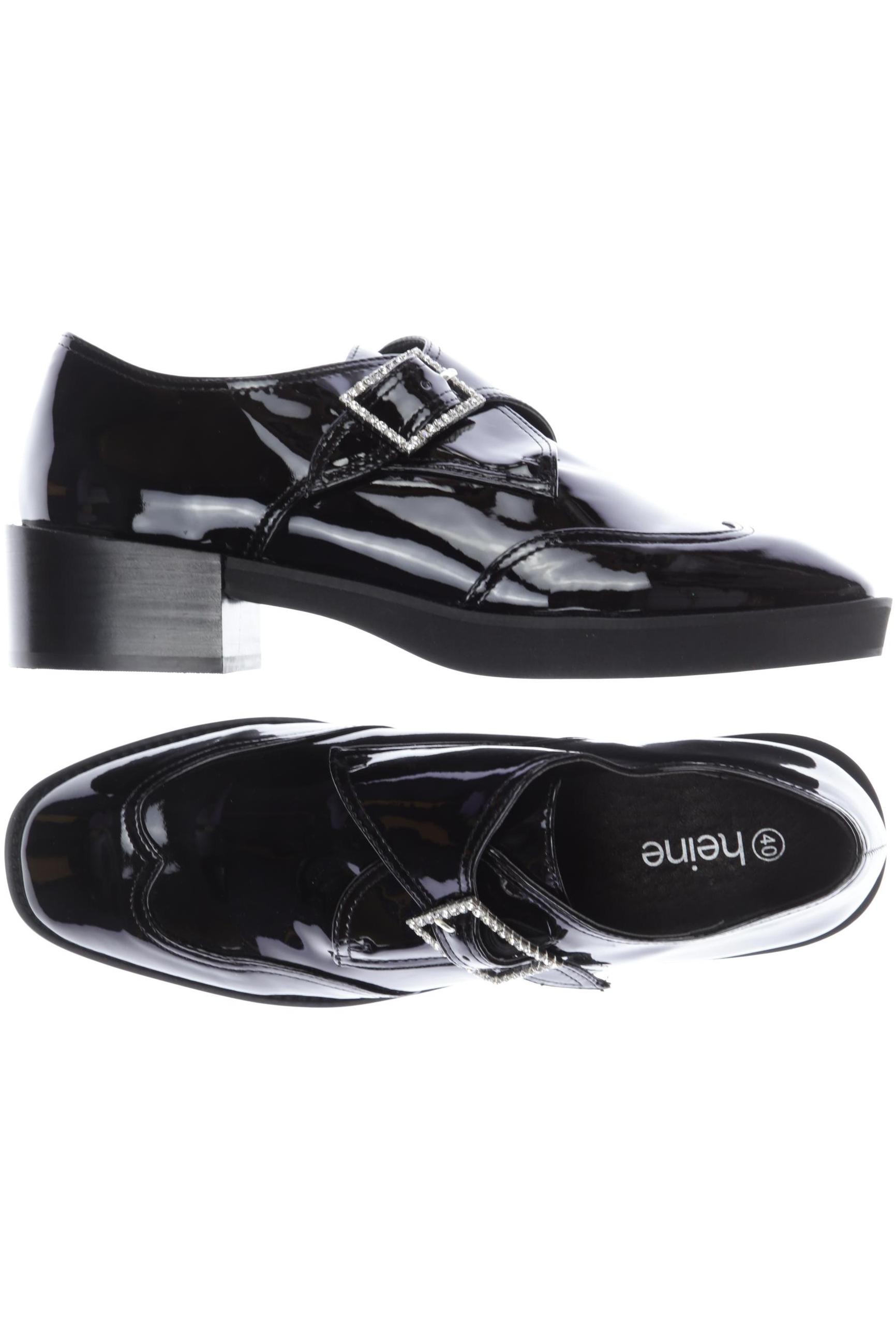 

Heine Damen Halbschuh, schwarz, Gr. 40