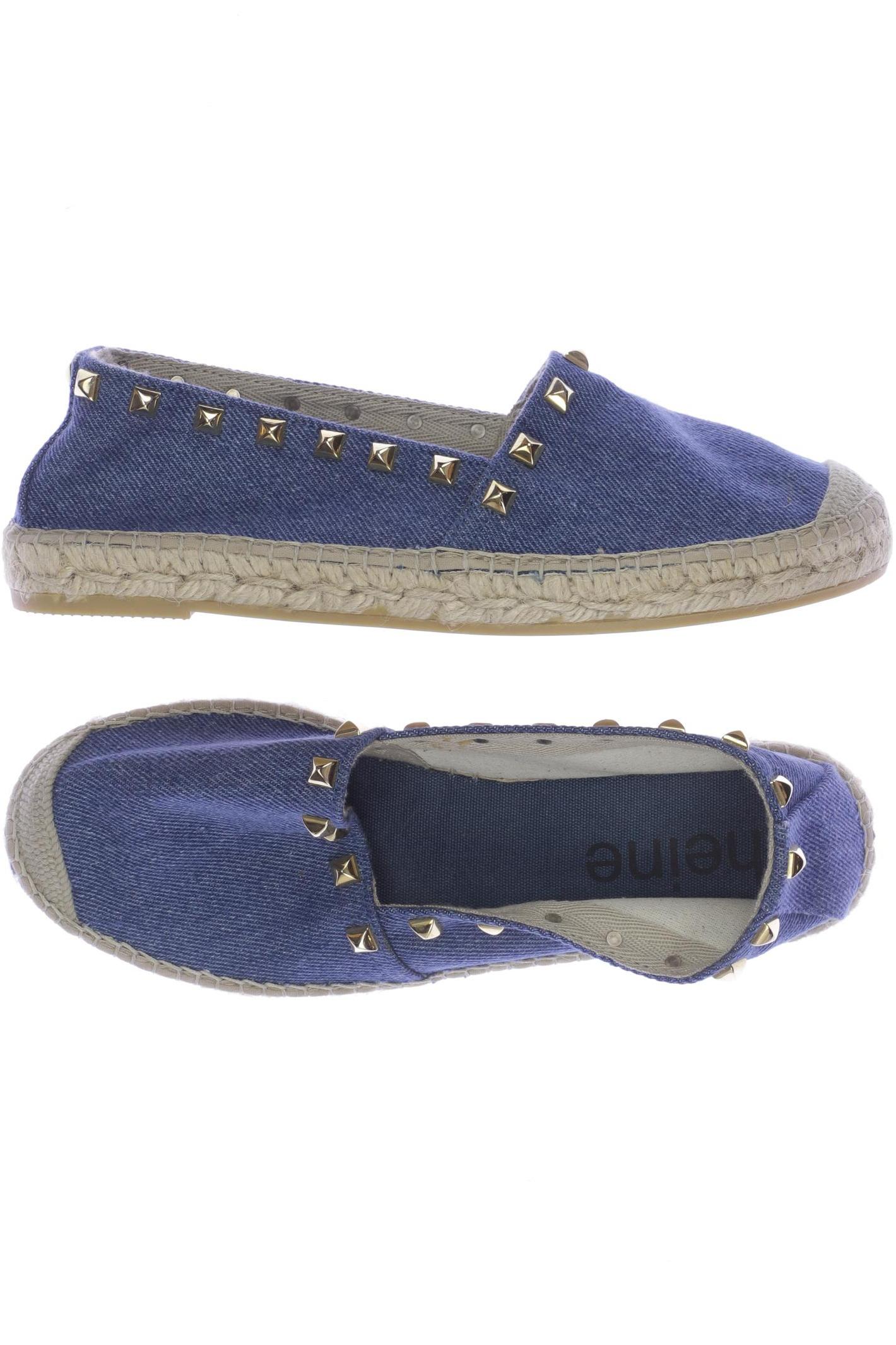 

Heine Damen Halbschuh, blau, Gr. 37