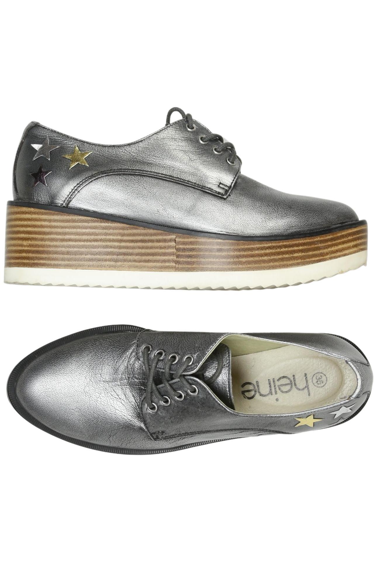 

Heine Damen Halbschuh, grau, Gr. 35